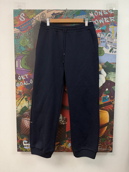 Louis Vuitton Navy Monogram Sweatpants