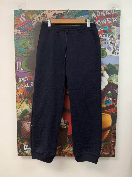 Louis Vuitton Navy Monogram Sweatpants