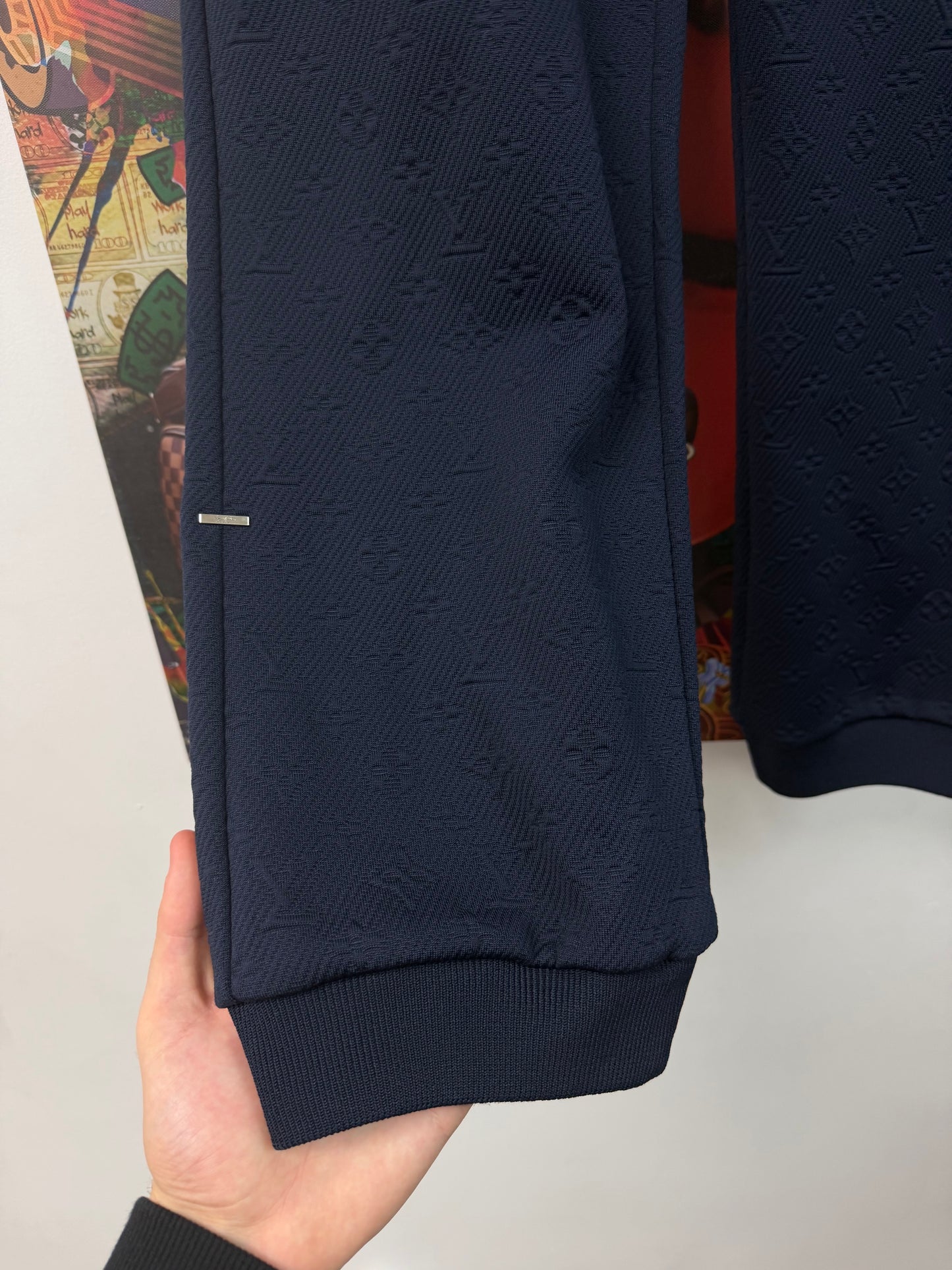 Louis Vuitton Navy Monogram Sweatpants