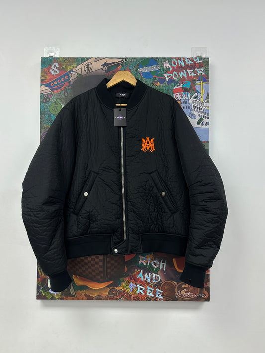 Amiri Black Orange MA Jacket  Used XXL N/A