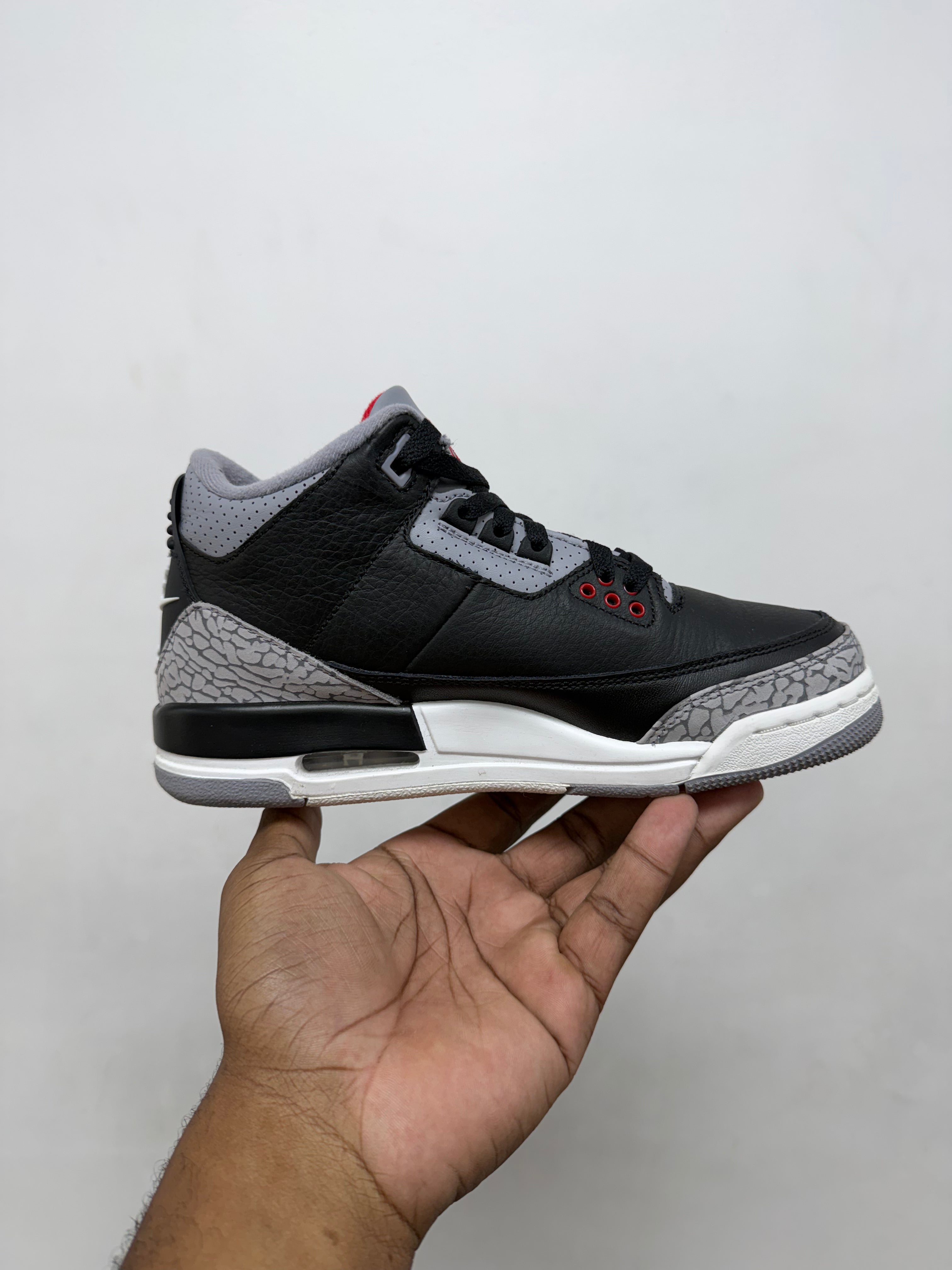 Jordan 3 Black Cement Sneakers