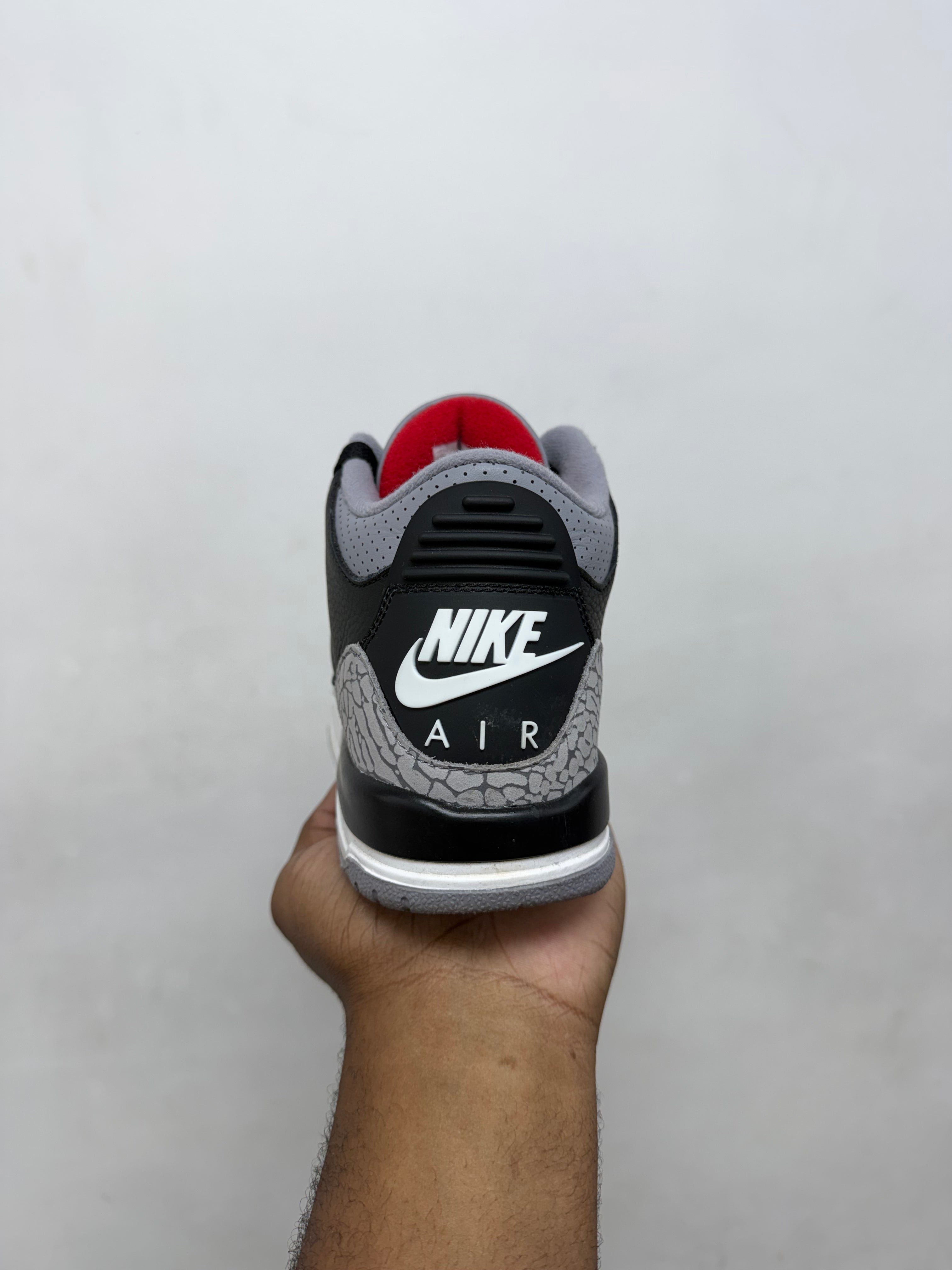 Jordan 3 Black Cement Sneakers