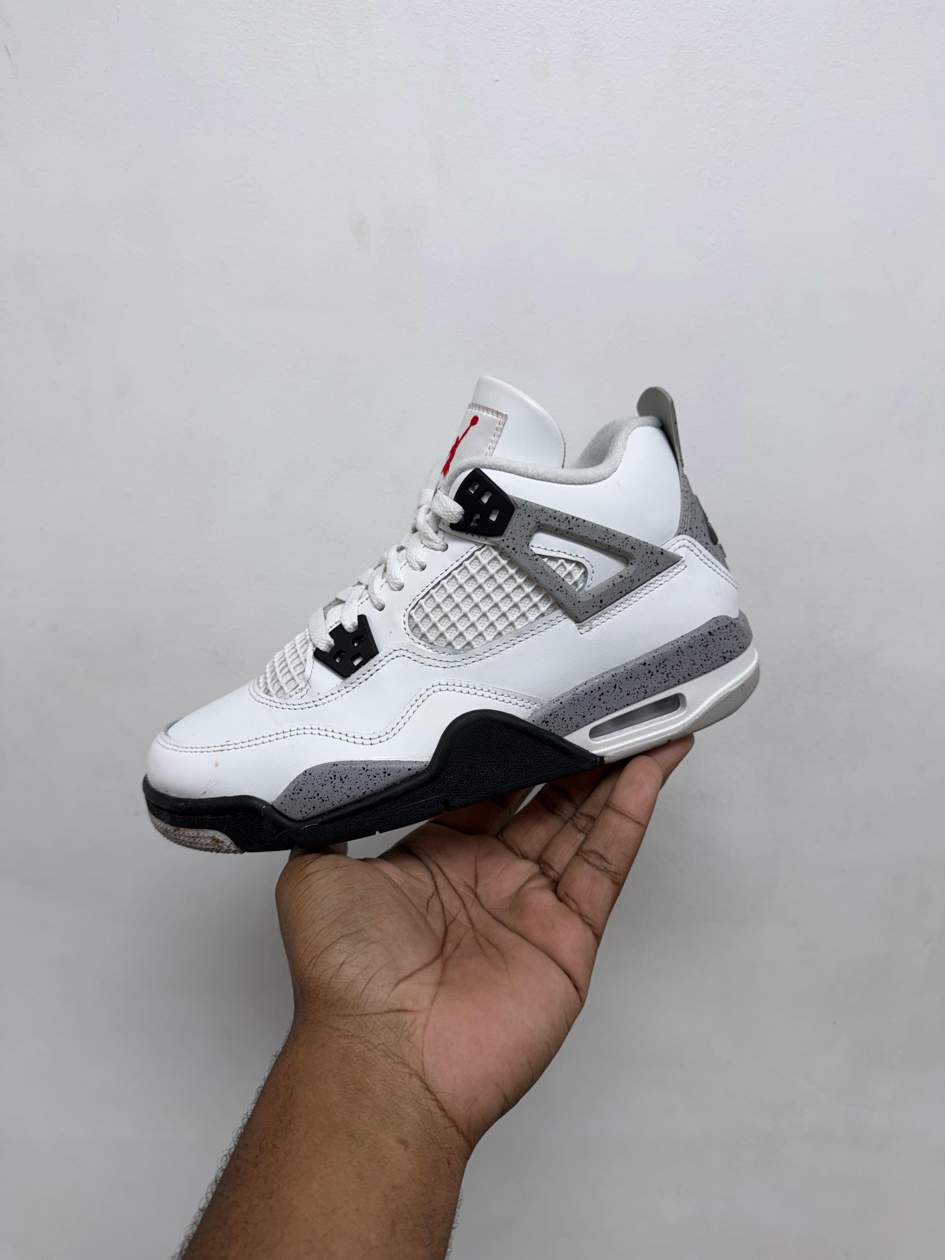 Jordan 4 White Cement Sneakers