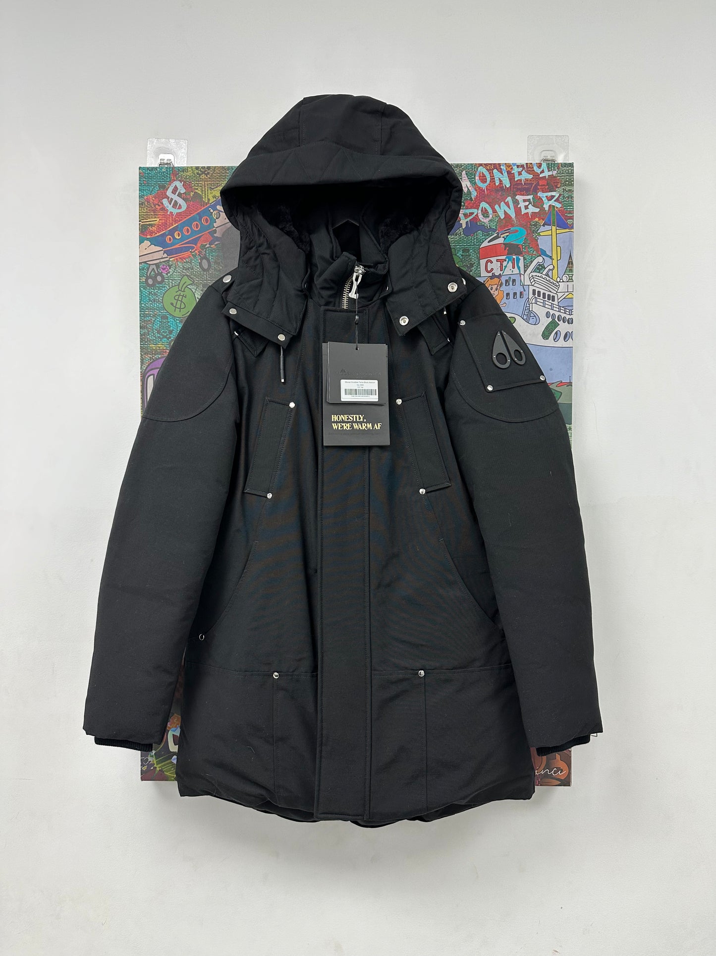 Moose Knuckles Parka Black New Medium With Tags