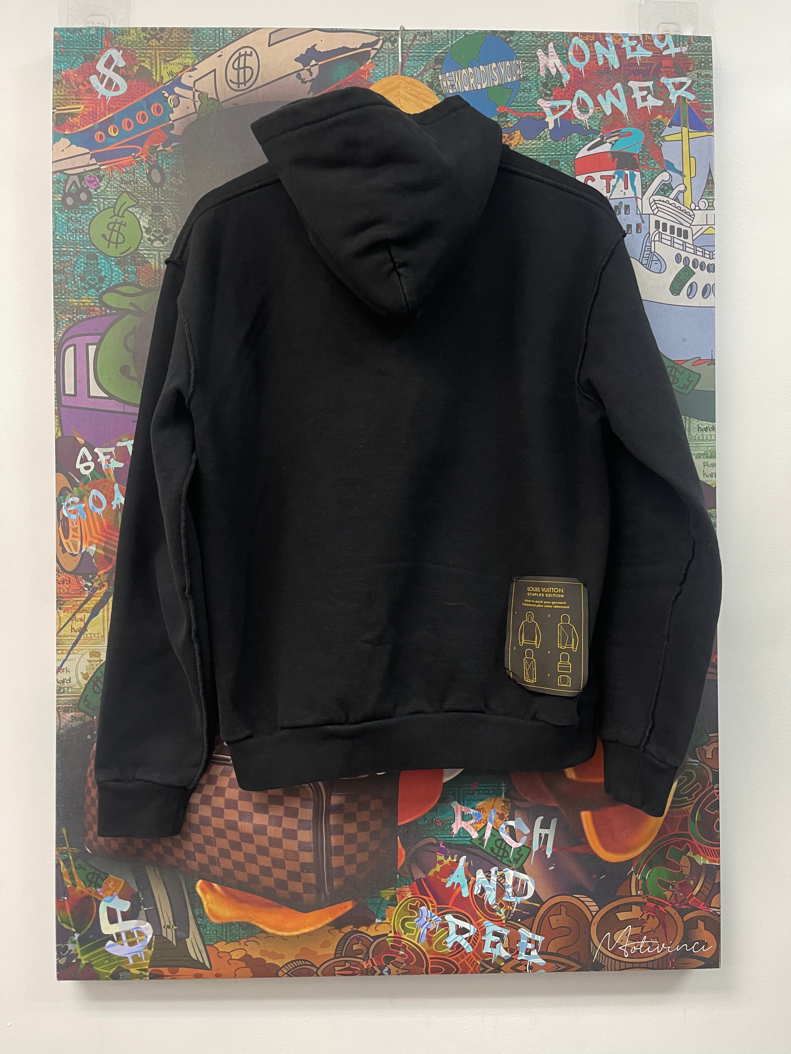 Louis Vuitton Black Staple Edition Hoodie