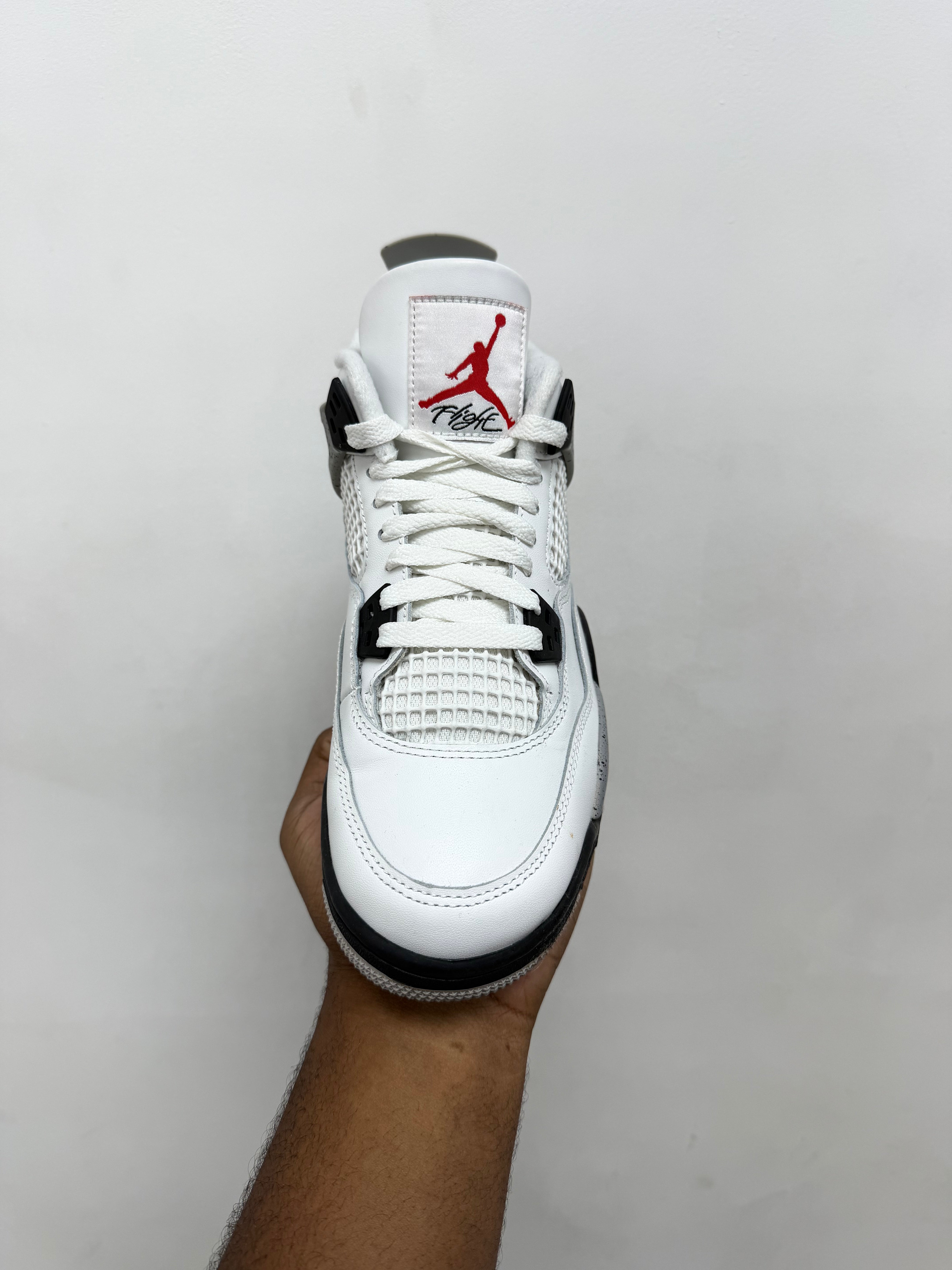 Jordan 4 White Cement Sneakers