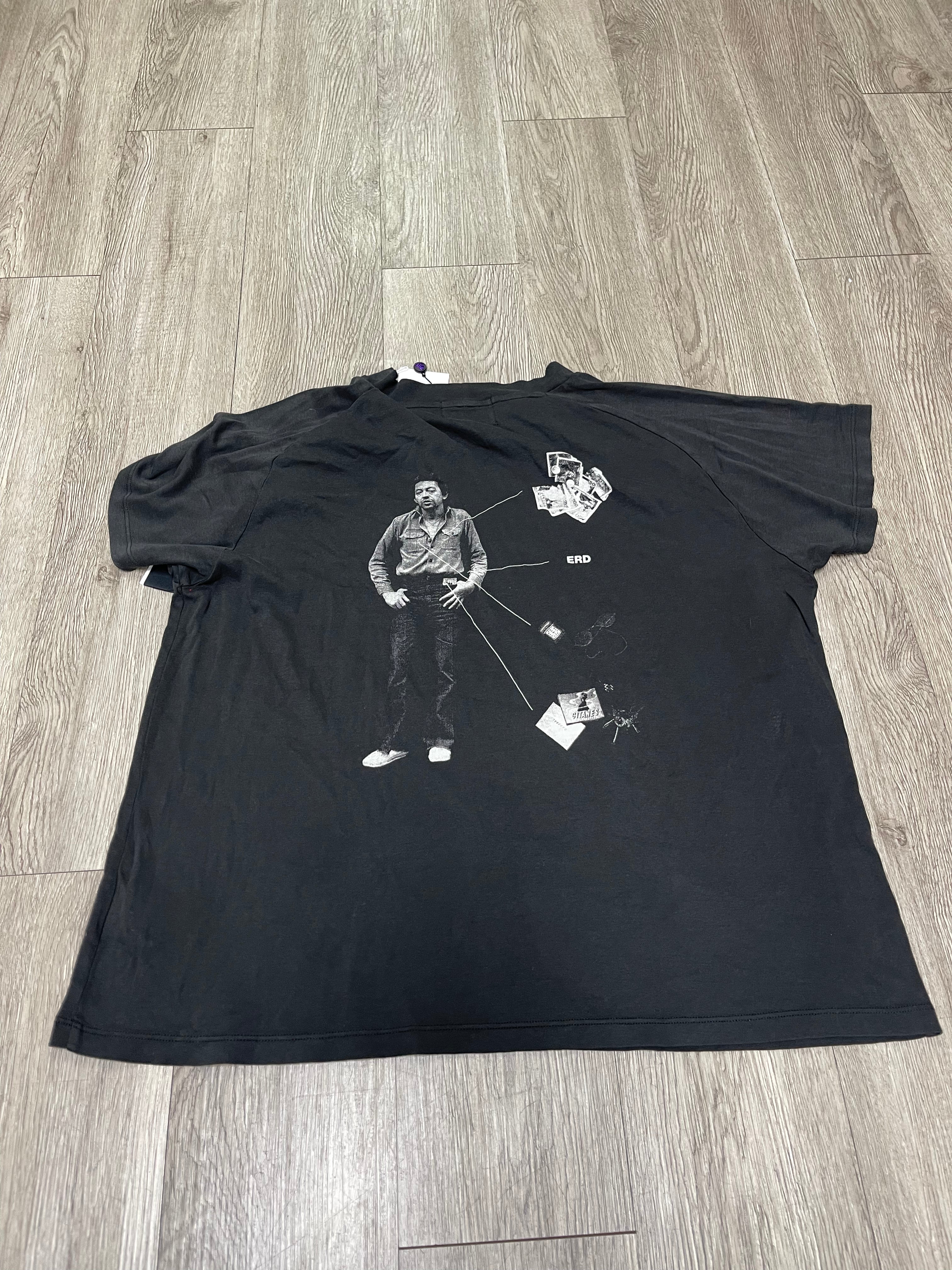 ENFANTS RICHES DÉPRIMÉS Grey Serge Raglan Tee