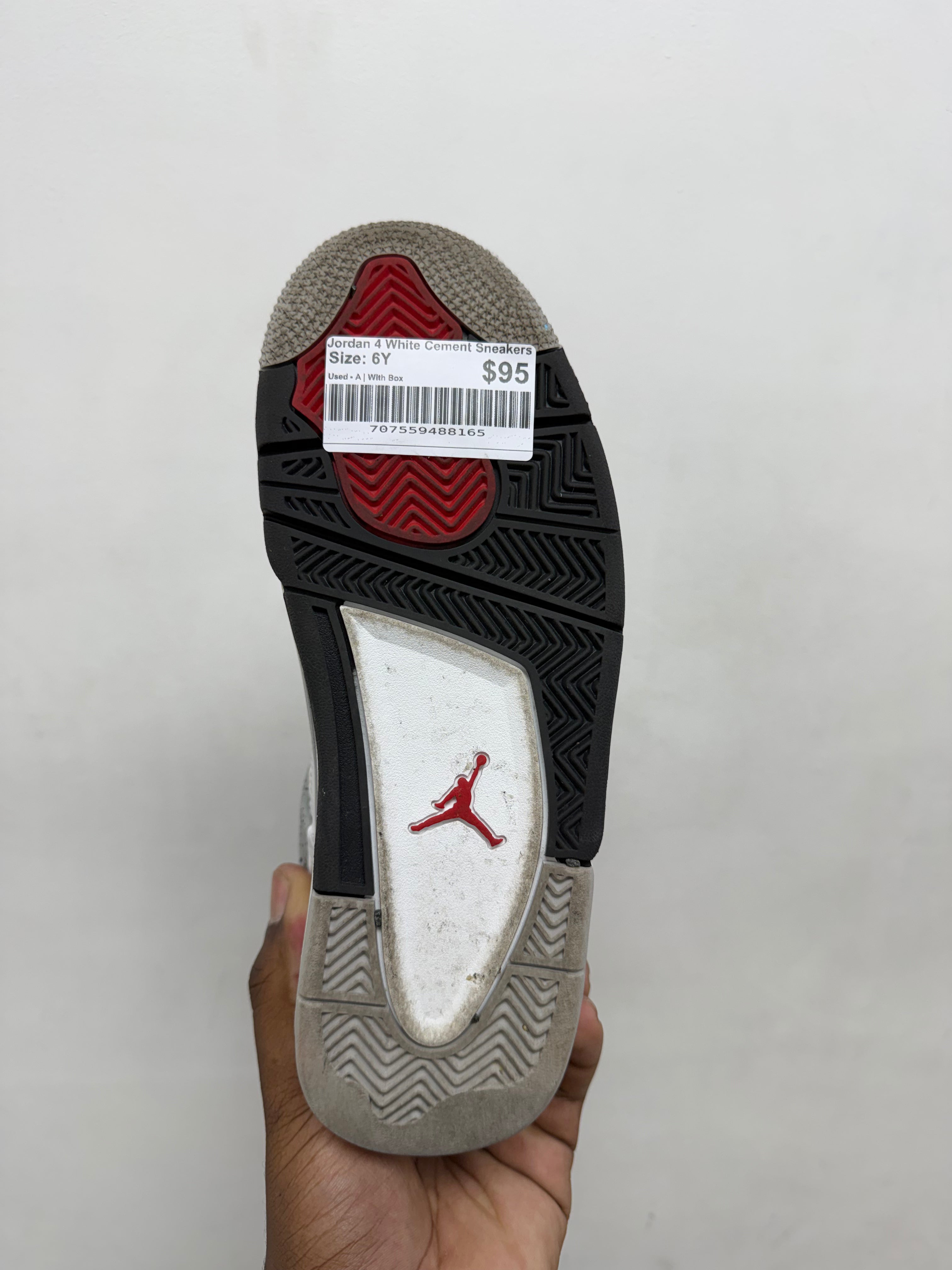 Jordan 4 White Cement Sneakers