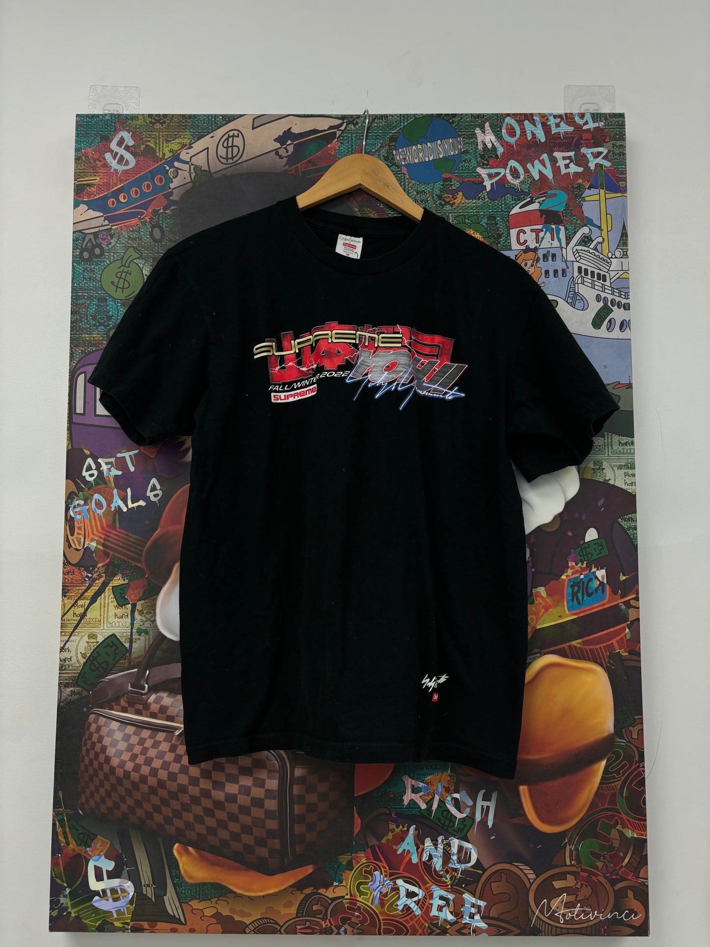 Supreme Yohji Electro Tee Black Used Medium N/A