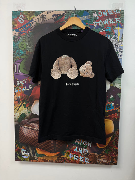 Palm Angels Teddy Bear Black Tee