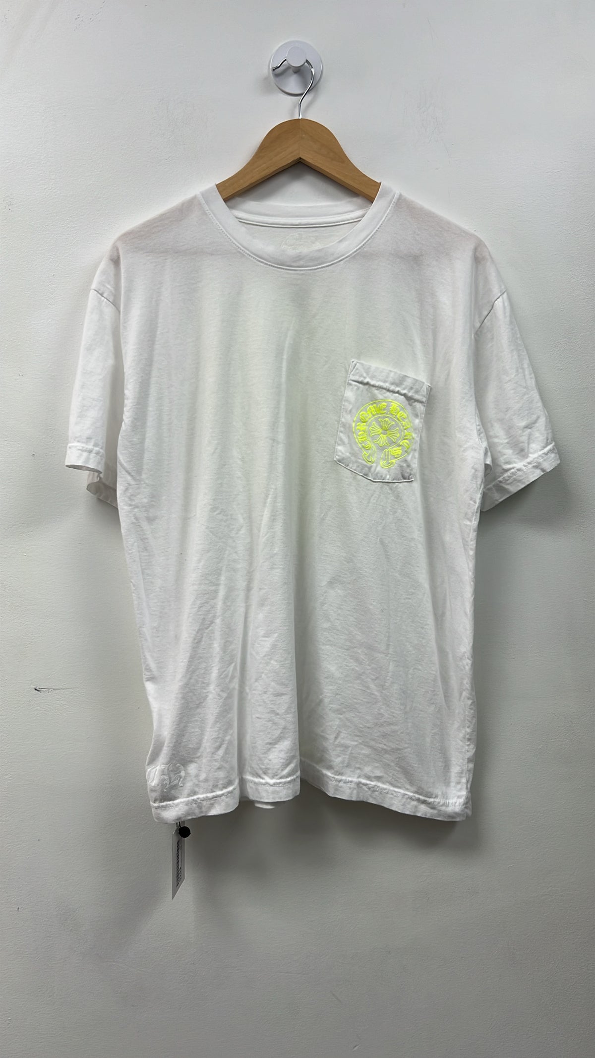 Chrome Hearts White Neon Horseshoe Tee