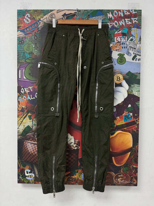 Rick Owens Cannonball Cargo Pants Olive Used 46 (Small) N/A