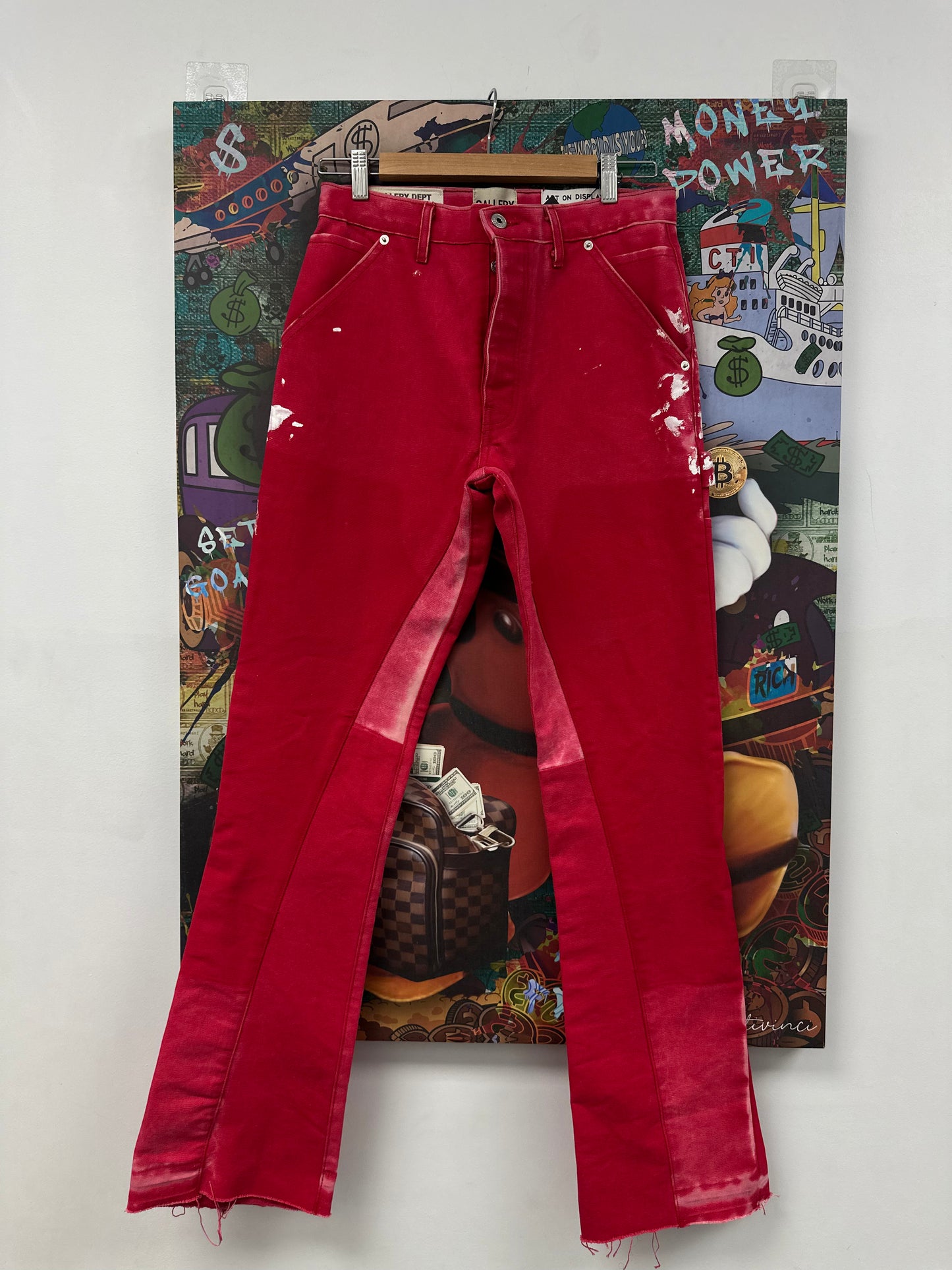 Gallery Dept Red Carpenter Flares Used 30 N/A