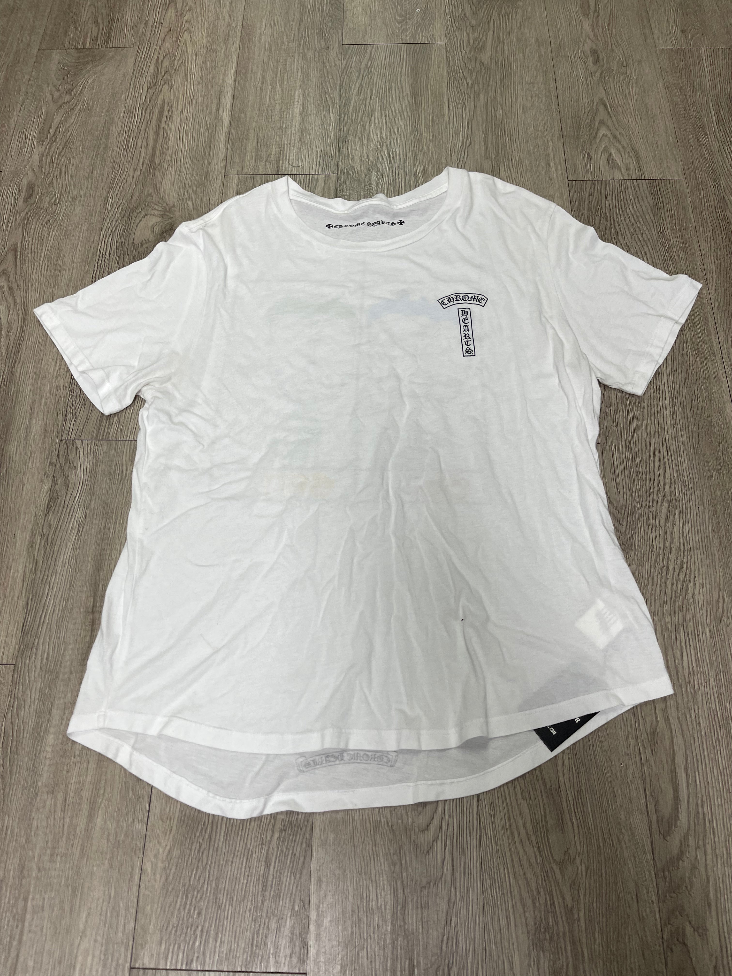 Chrome  Hearts Matty Boy White Snot Spit Tee