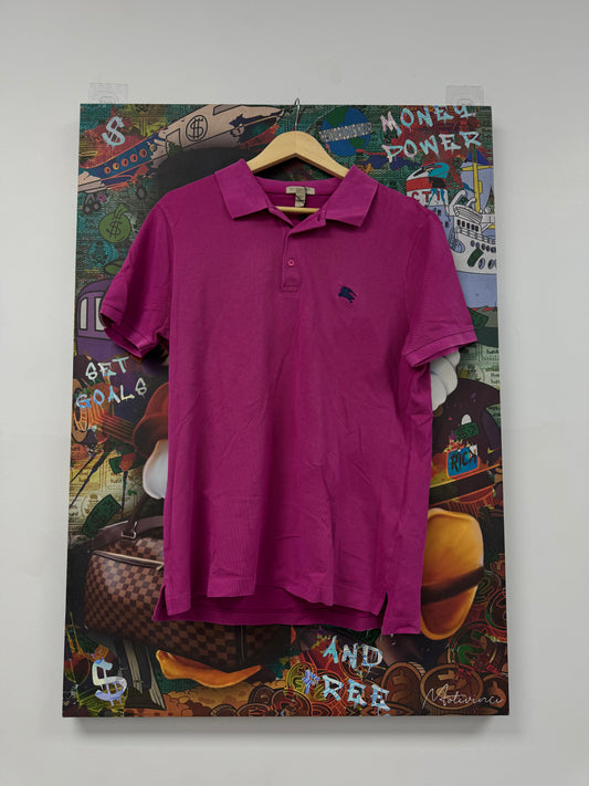 Burberry Polo Magenta Pink Used Large