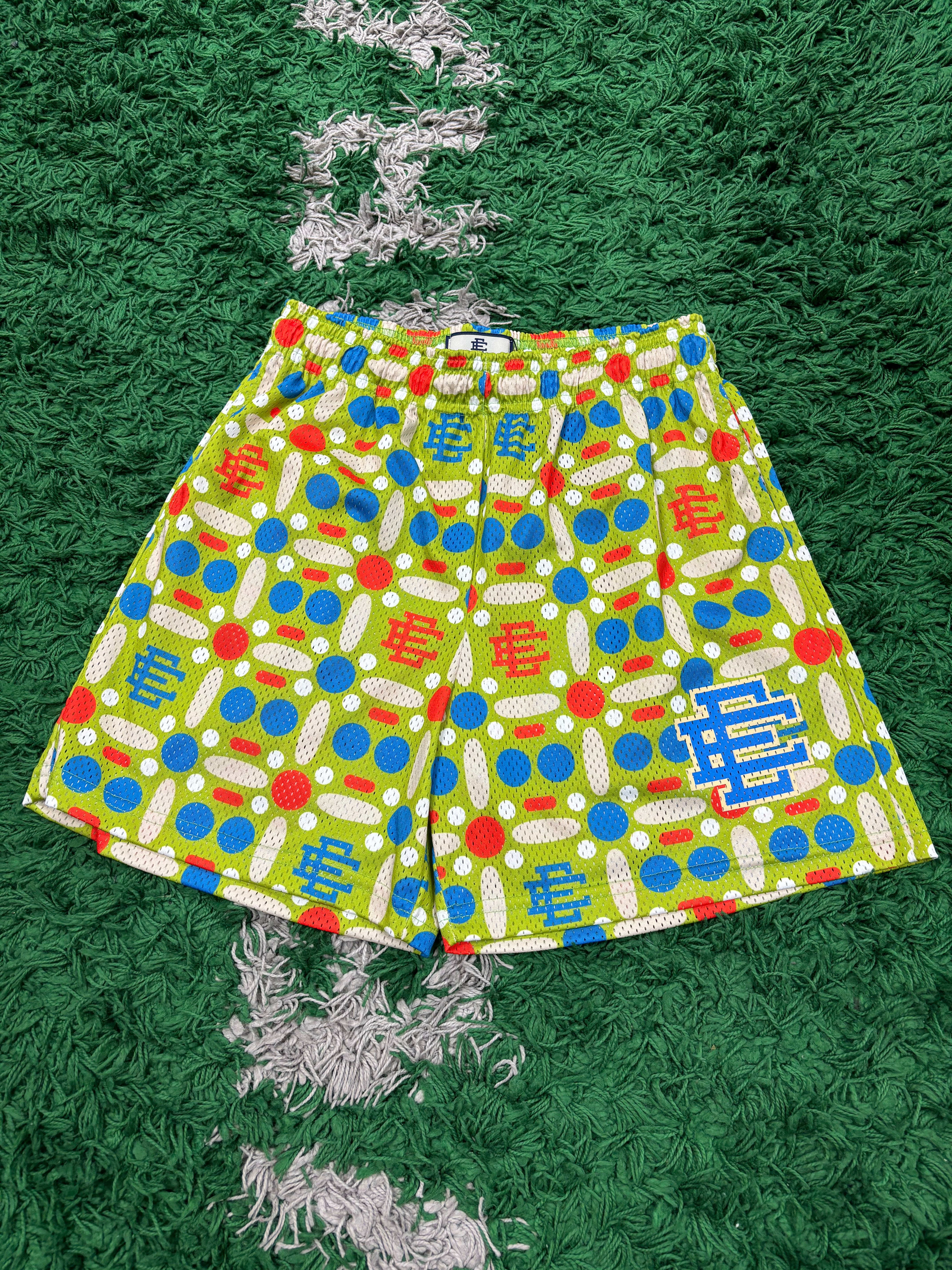 EE Shorts Polka Dot Green size:Medium New