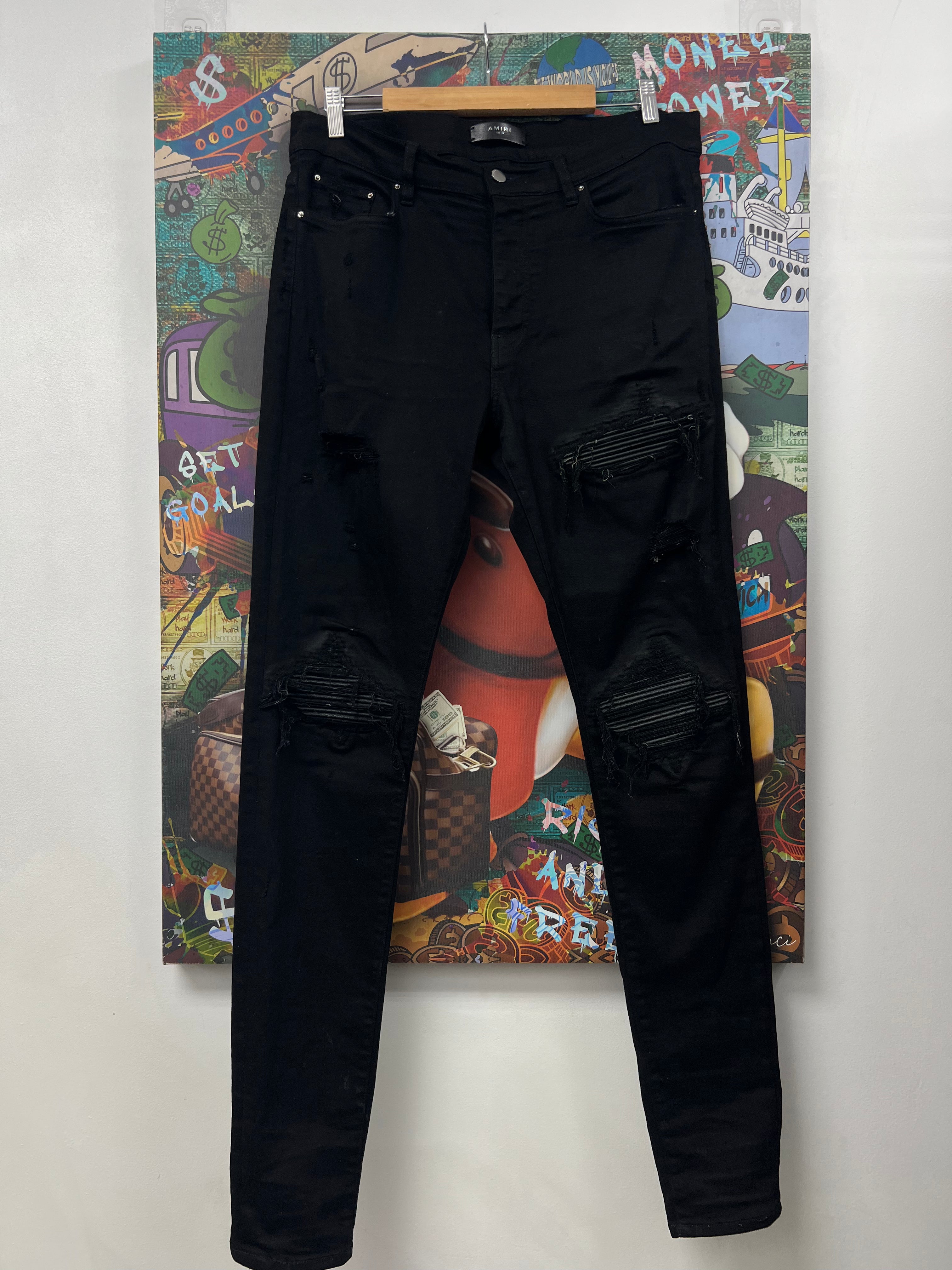 Amiri MX1 Black Black Jeans