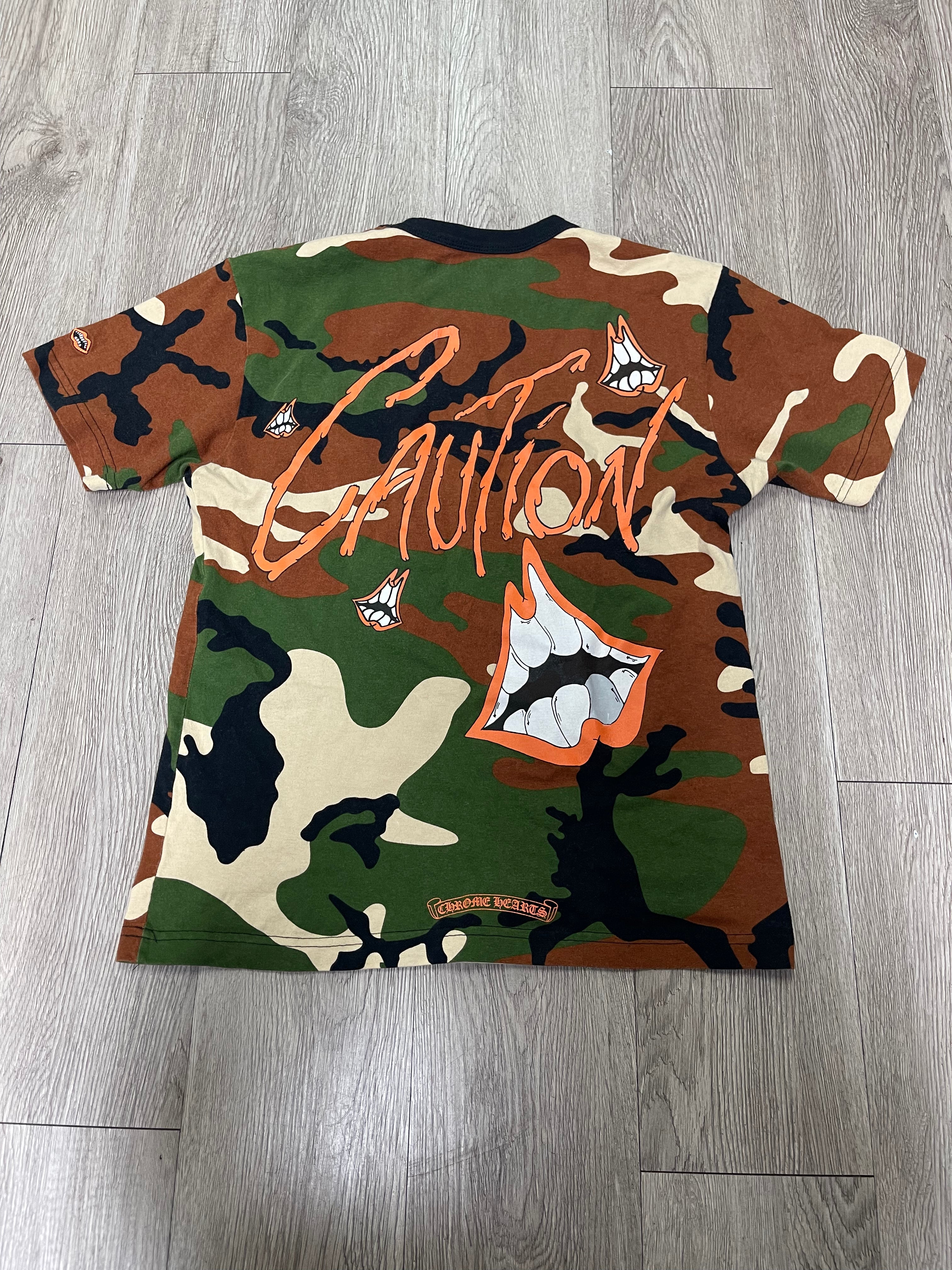 Chrome  Hearts Matty Boy Caution Camo Tee