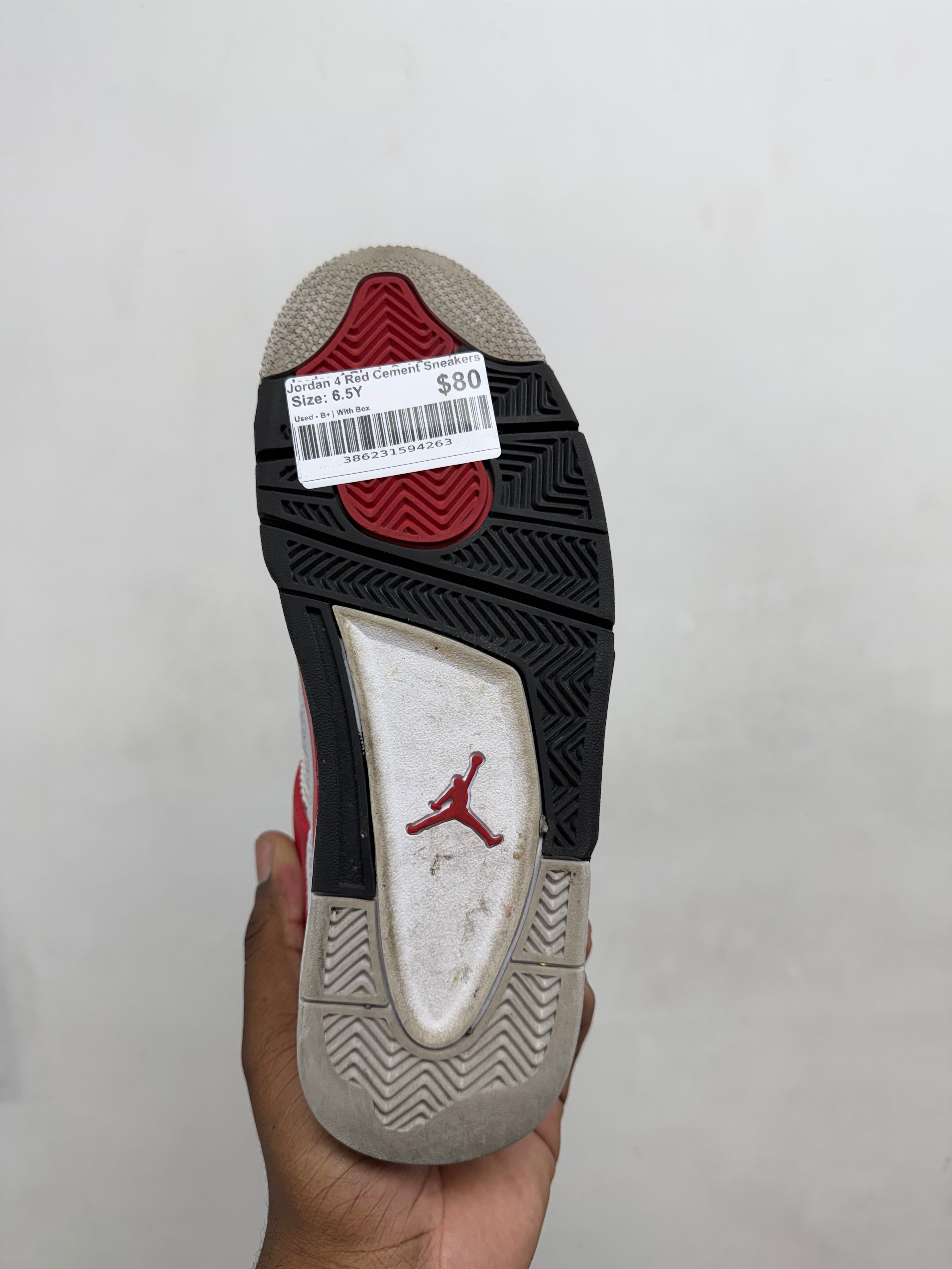 Jordan 4 Red Cement Sneakers