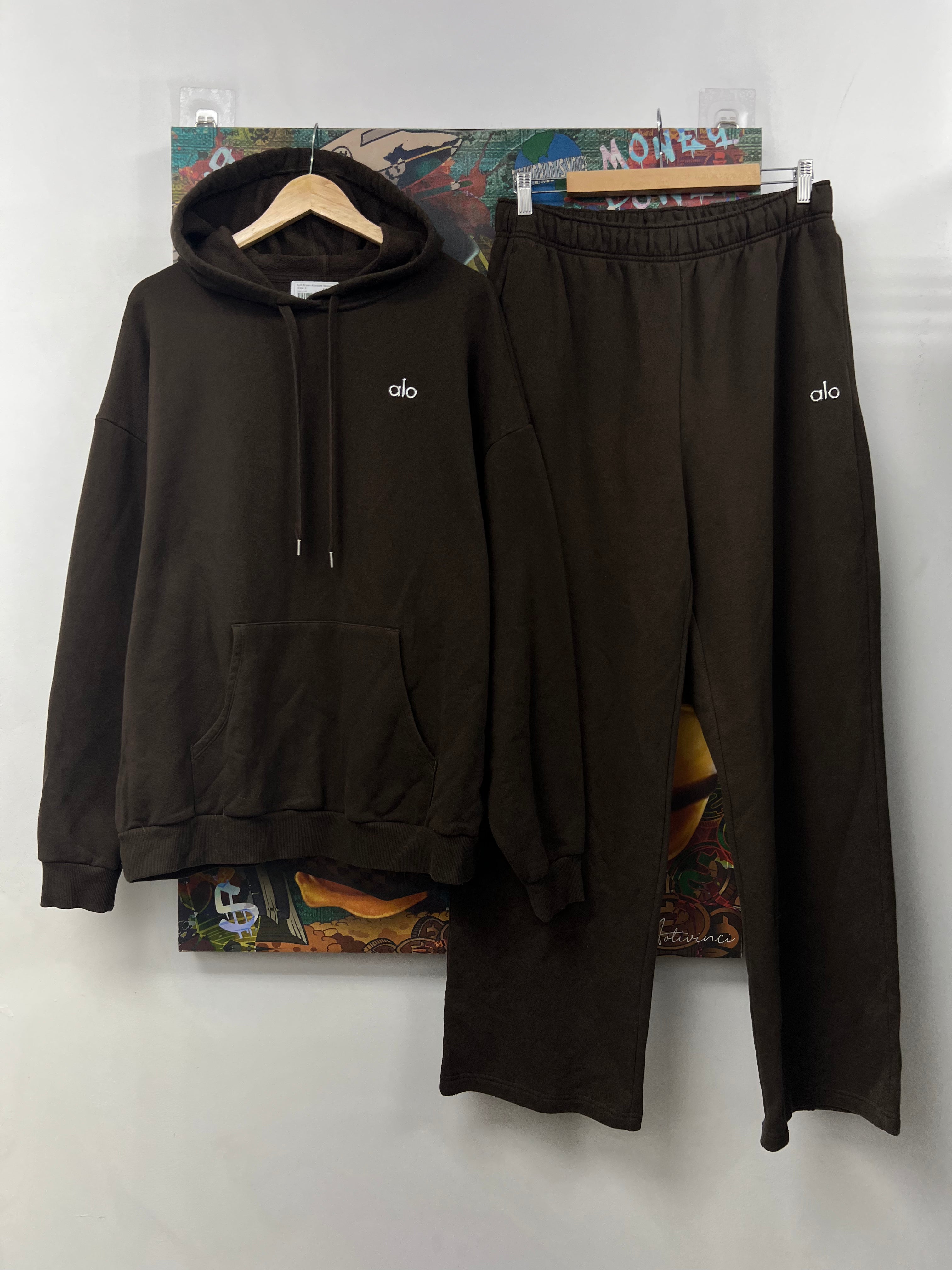 ALO Brown Accolade Sweatsuit