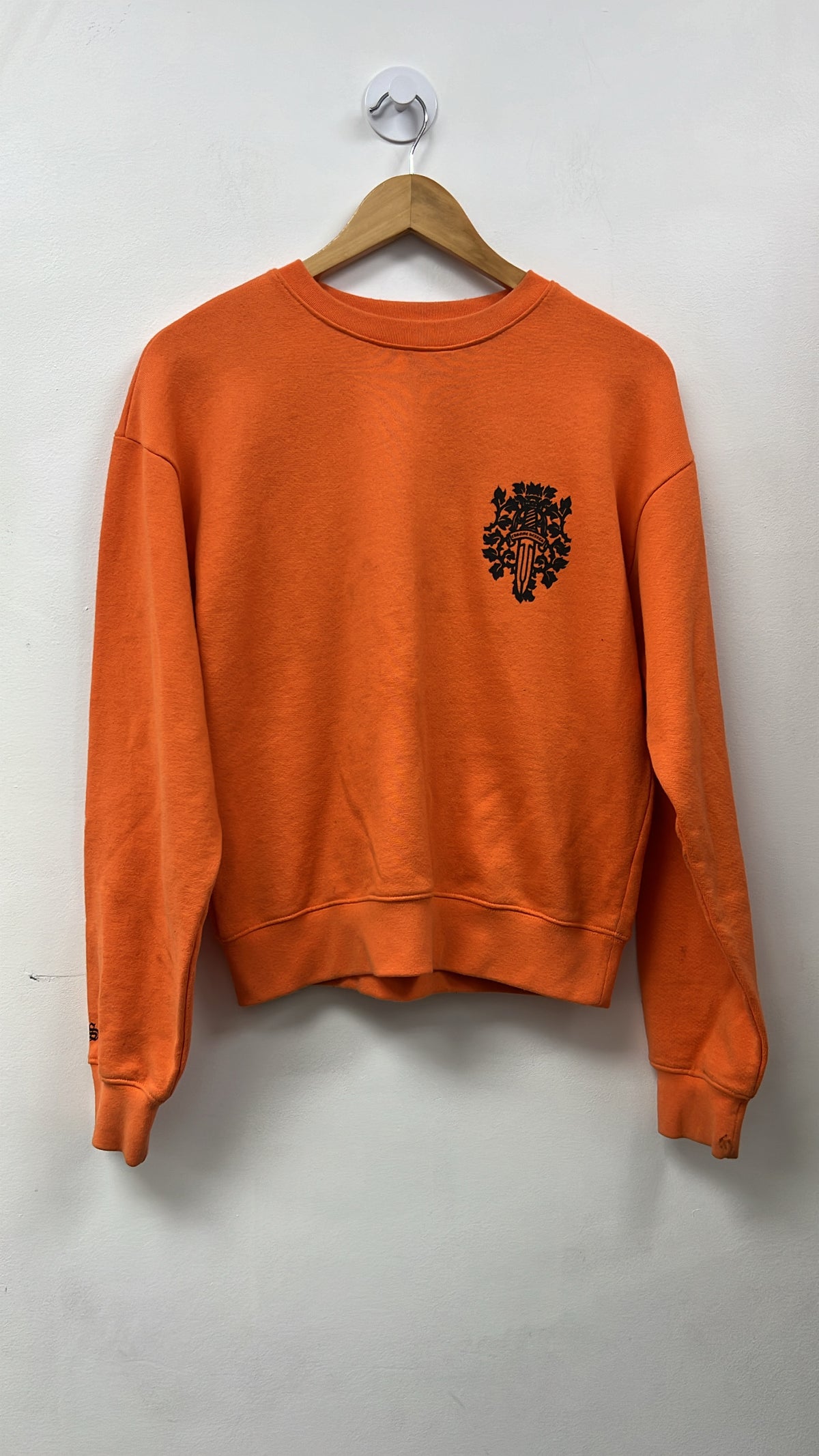 Chrome Hearts Orange Vine Dagger Crewneck