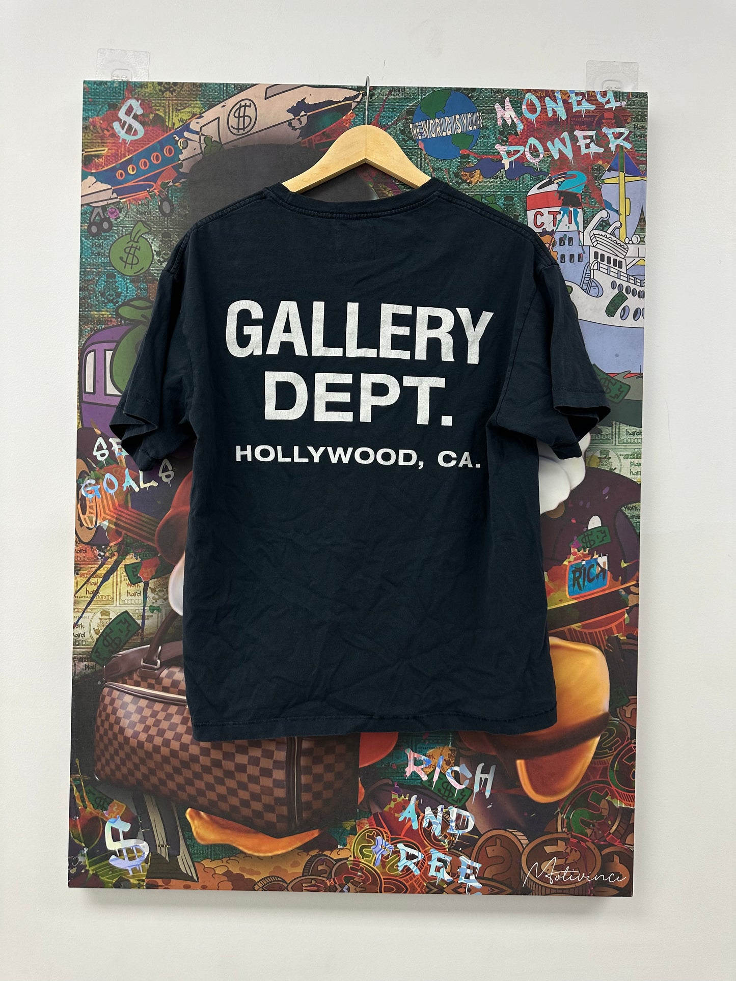 gallery Dept Souvenir Tee Navy size:Medium Used