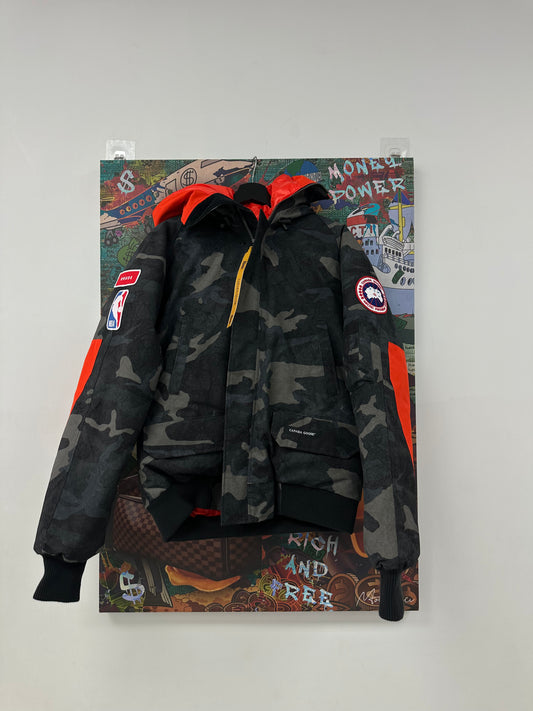 Canada Goose Rhude NBA Jacket Patchwork New Small With Tags