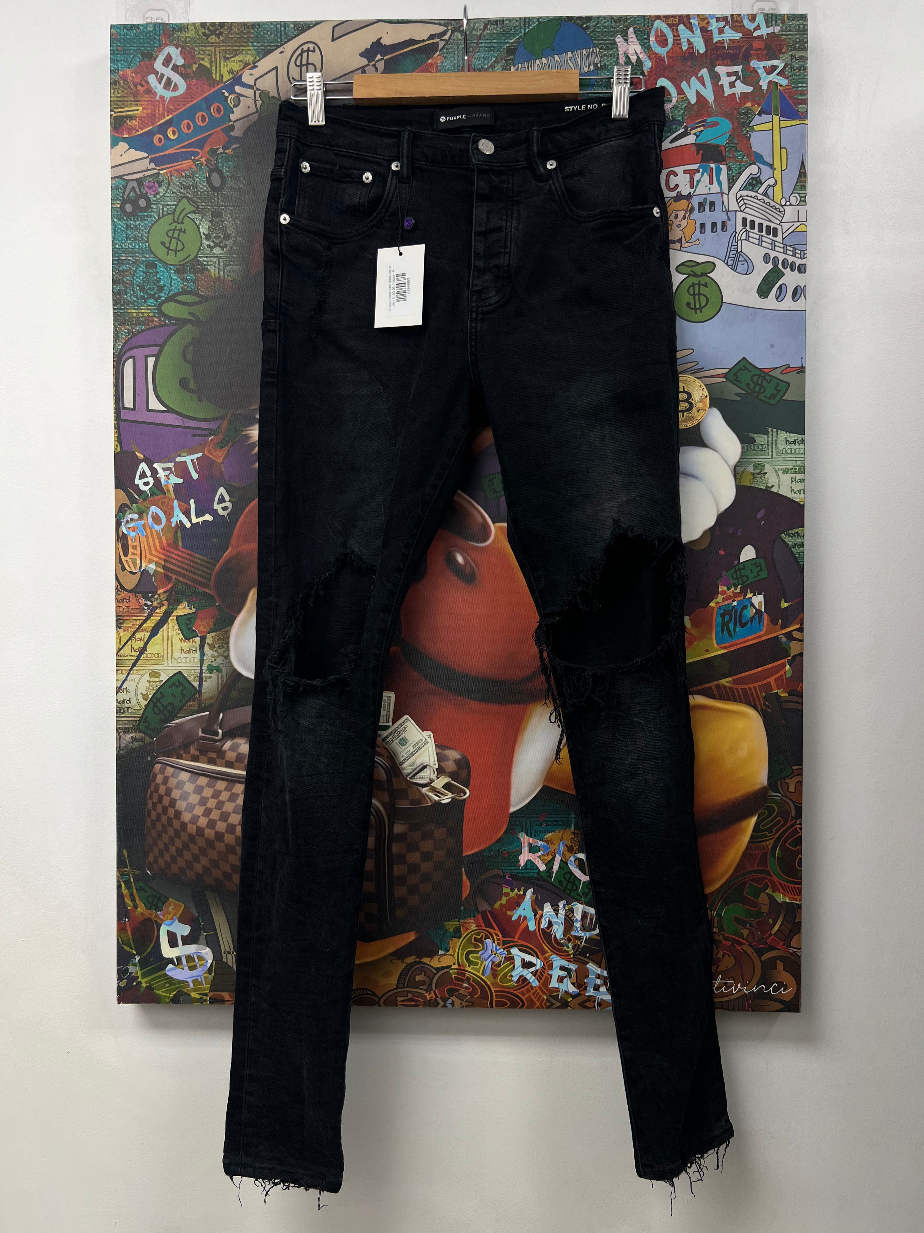 Purple Brand Black Black Jeans