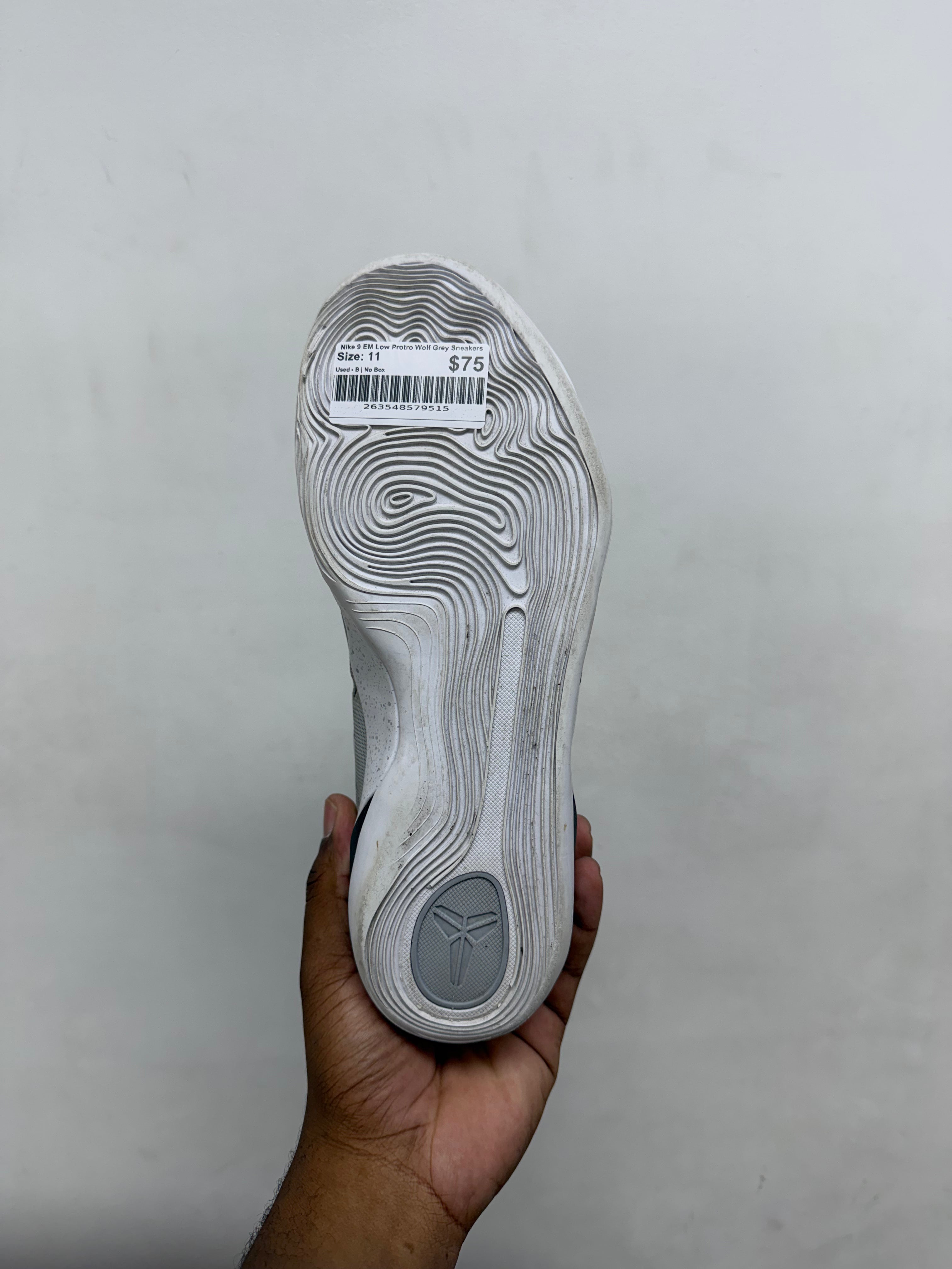 Nike 9 EM Low Protro Wolf Grey Sneakers