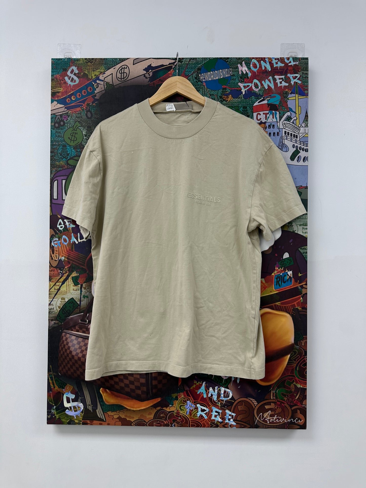 Essentials Tee Cream Used Small N/A