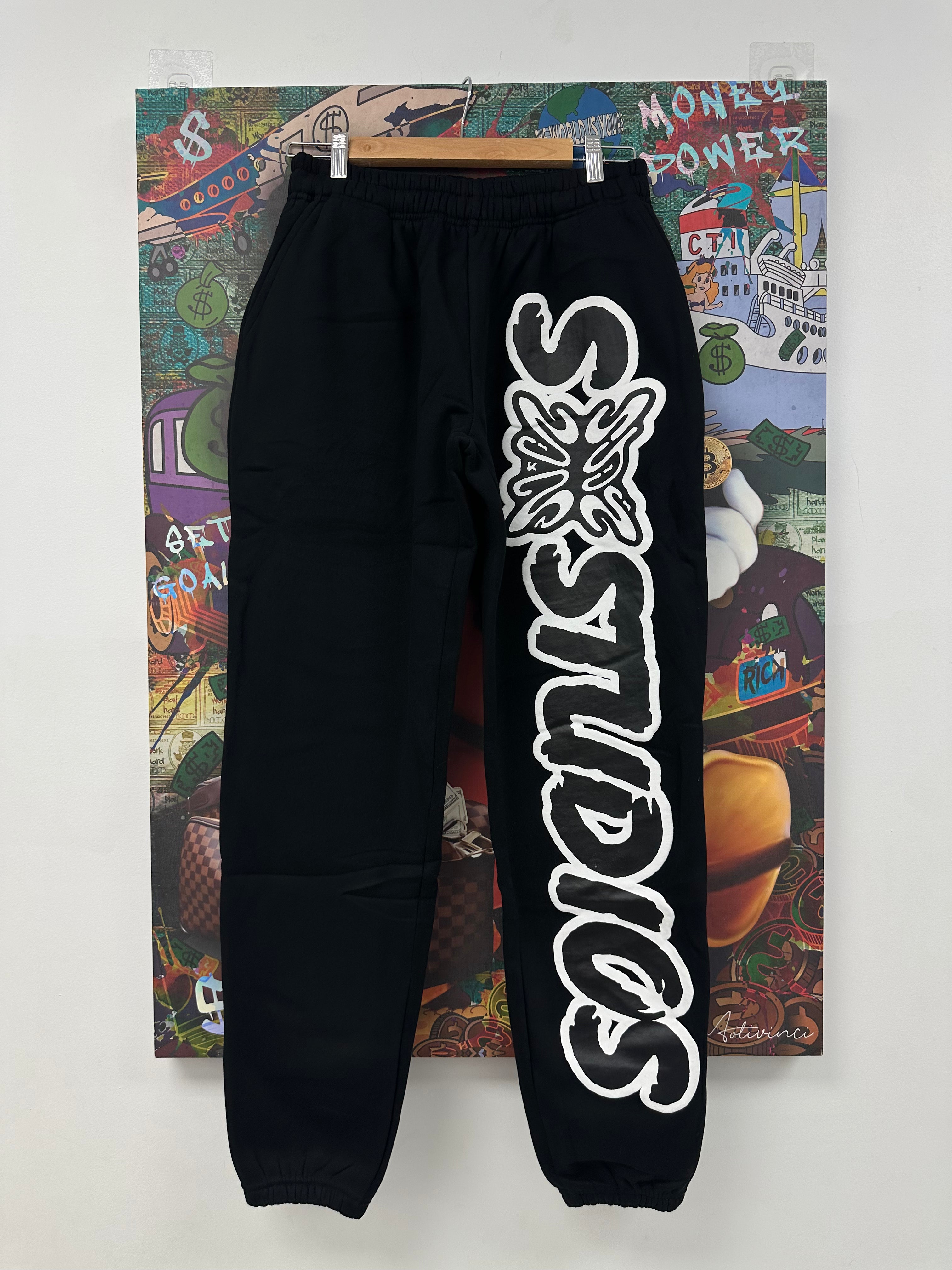 SB Studios Sweats Black White (S M L) New