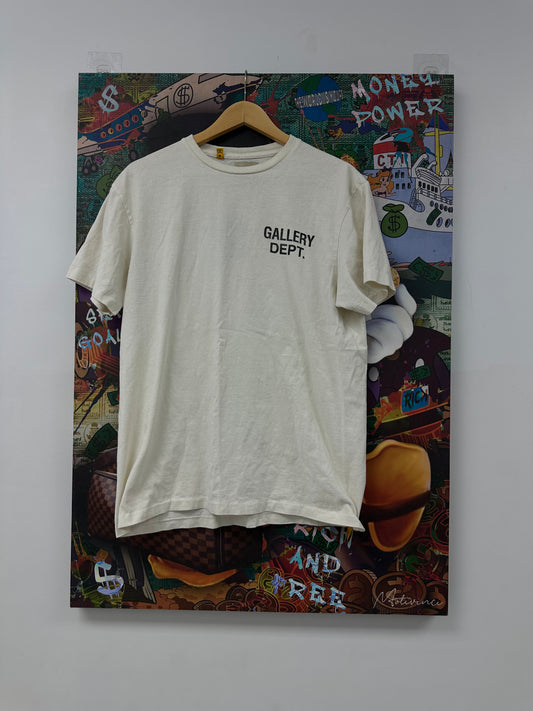 Gallery Dept Tee Cream Orange Used Medium N/A