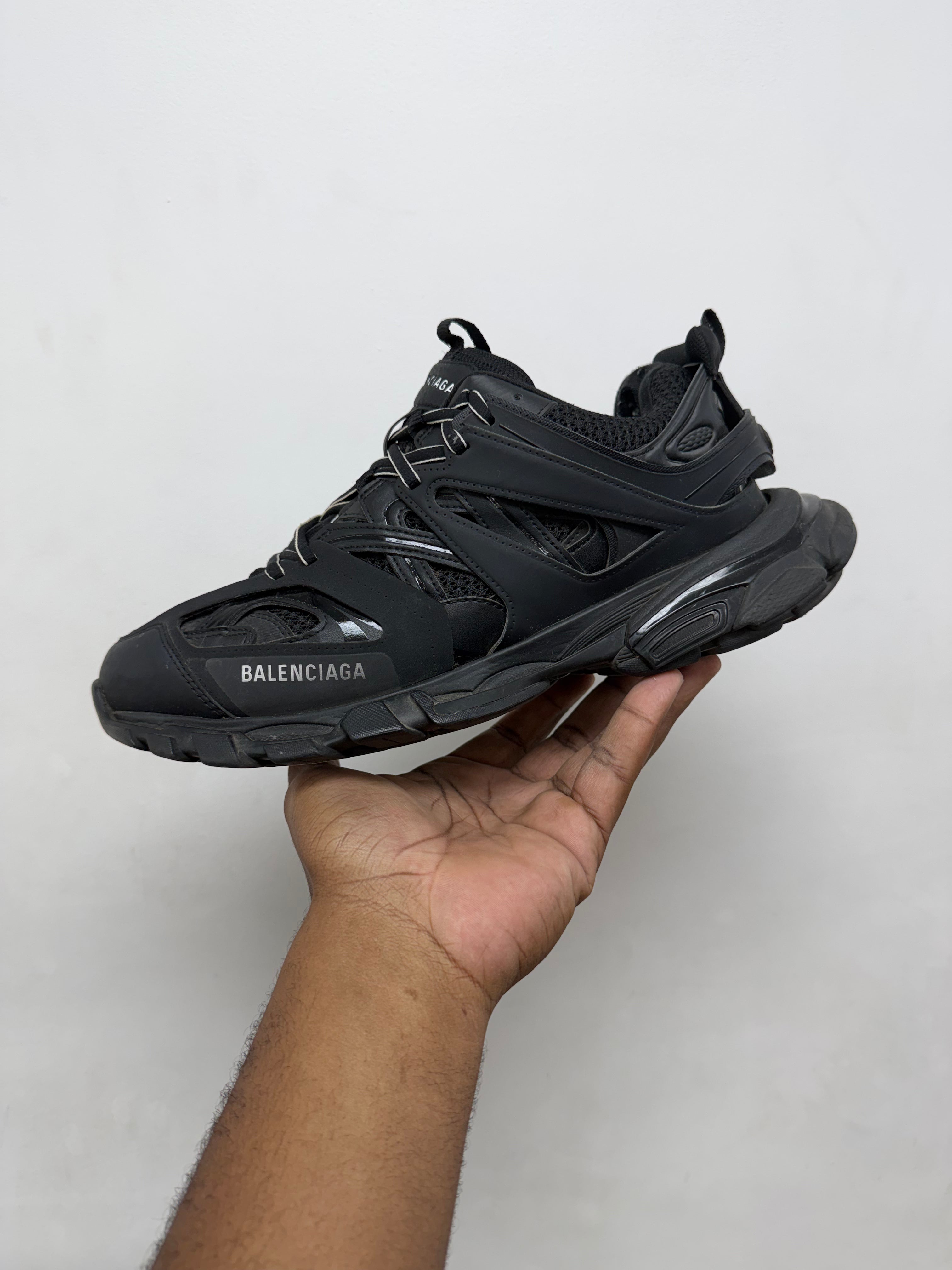 Balenciaga Black Track Runner Sneakers