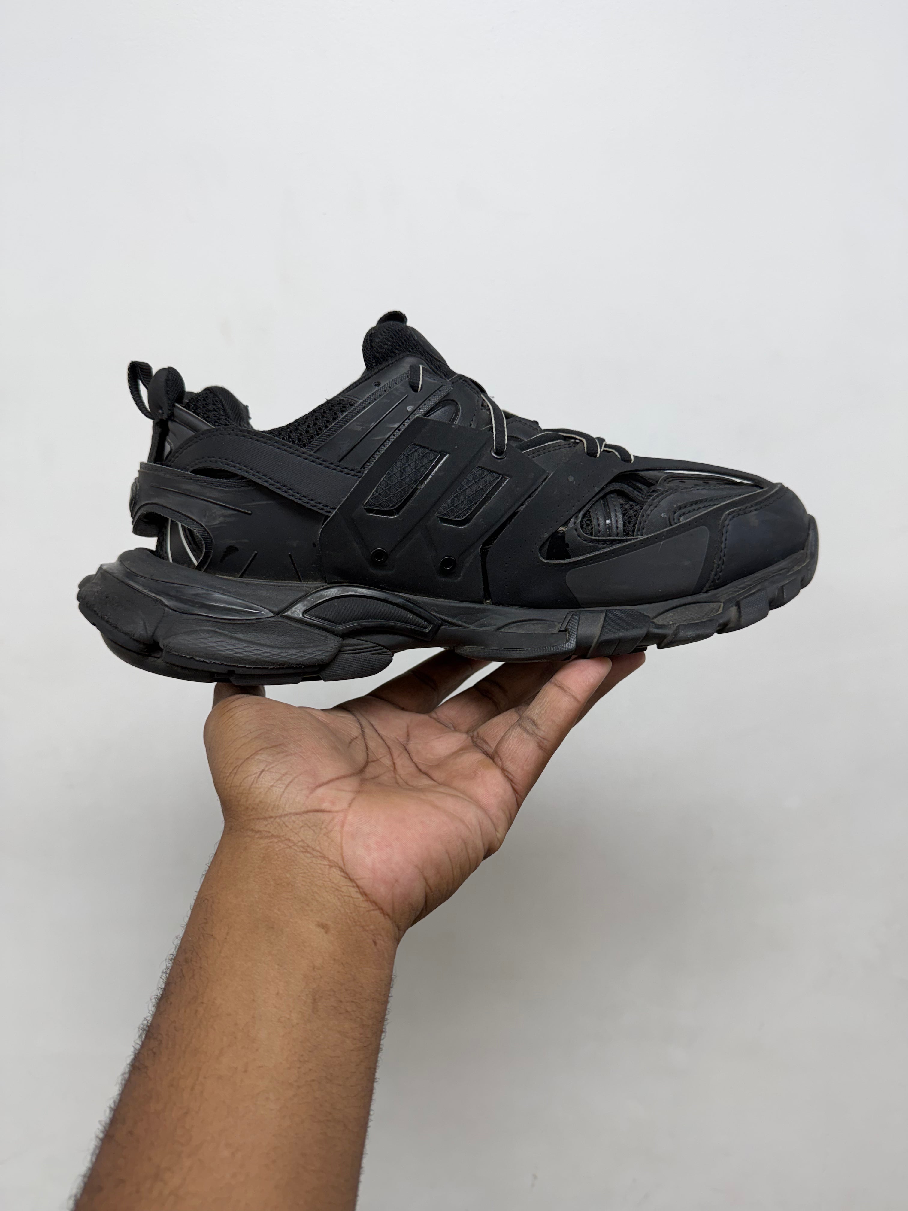 Balenciaga Black Track Runner Sneakers
