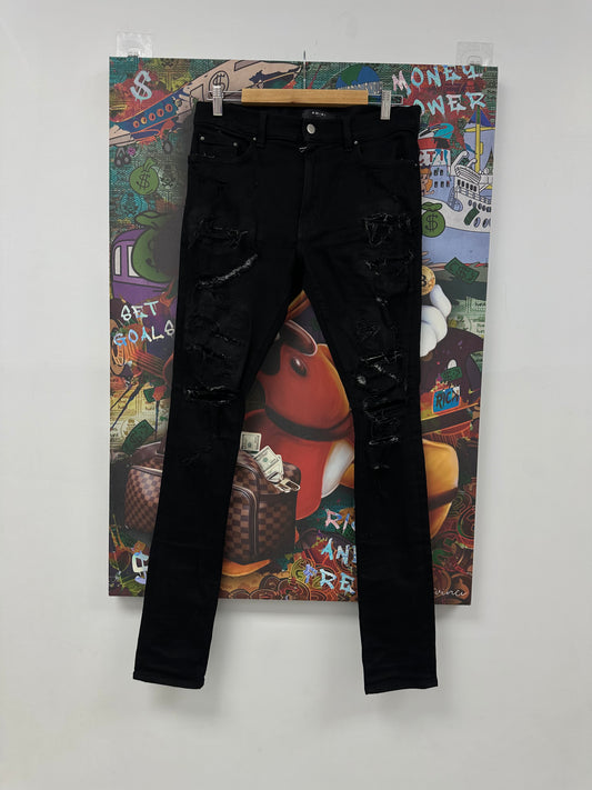 Amiri Jeans Black Thrasher  Used 32 N/A