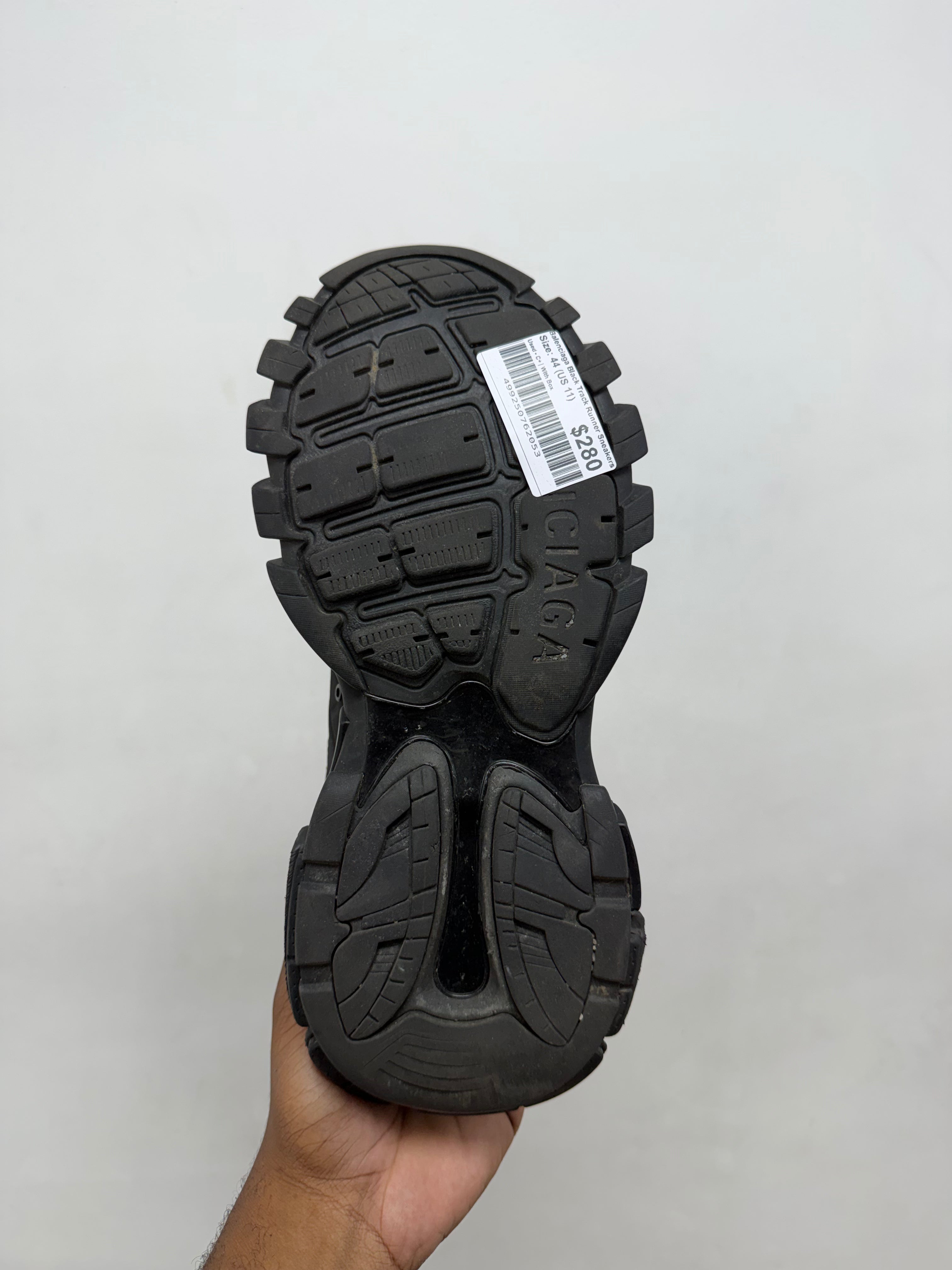 Balenciaga Black Track Runner Sneakers
