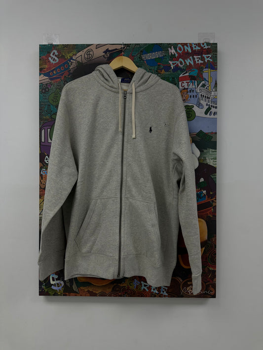 Polo Zip Up  grey New XXL With Tags