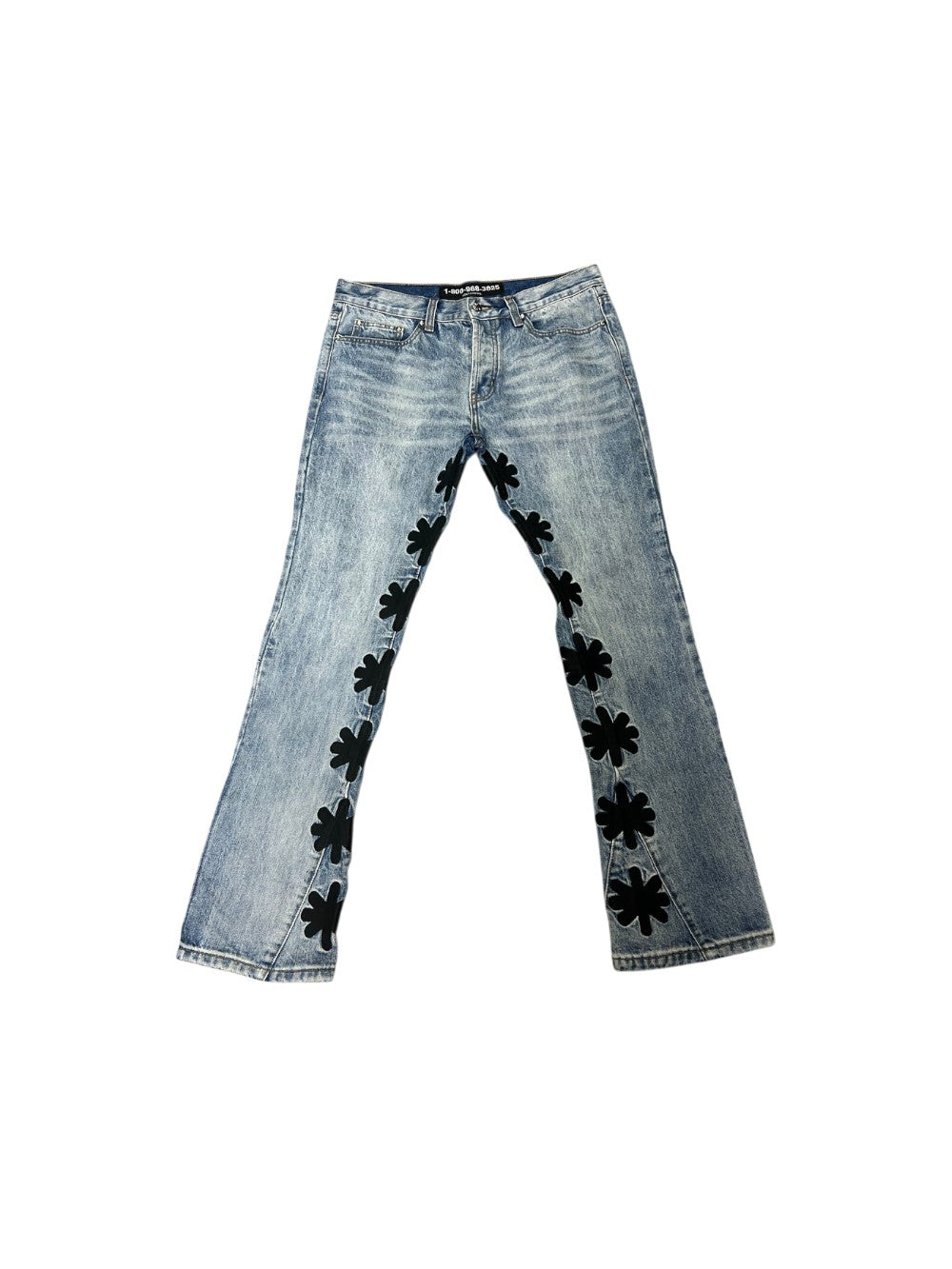 LOST SHDWS Stars Light Wash & Black Jeans