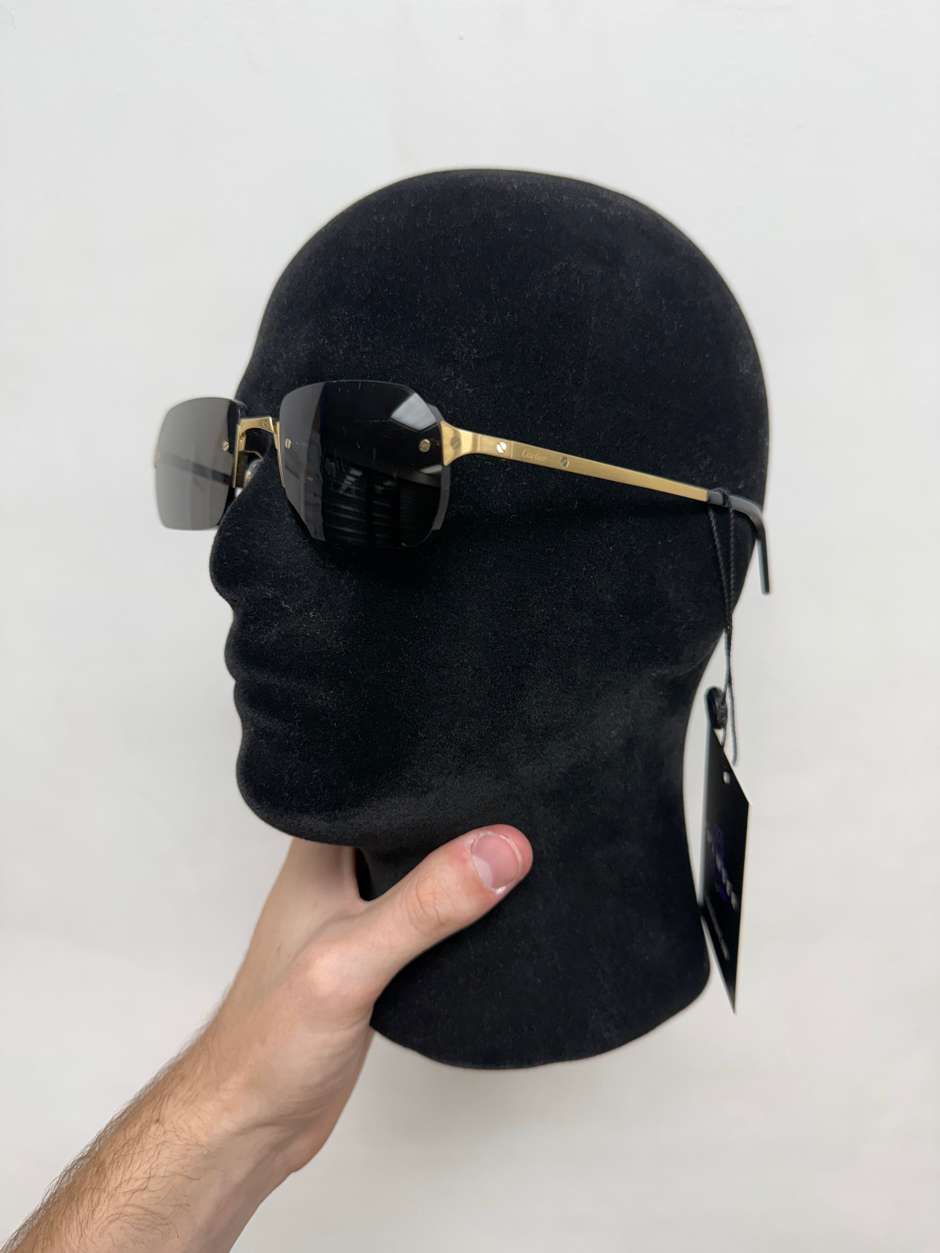 Cartier C Decor Rimless Sunglasses