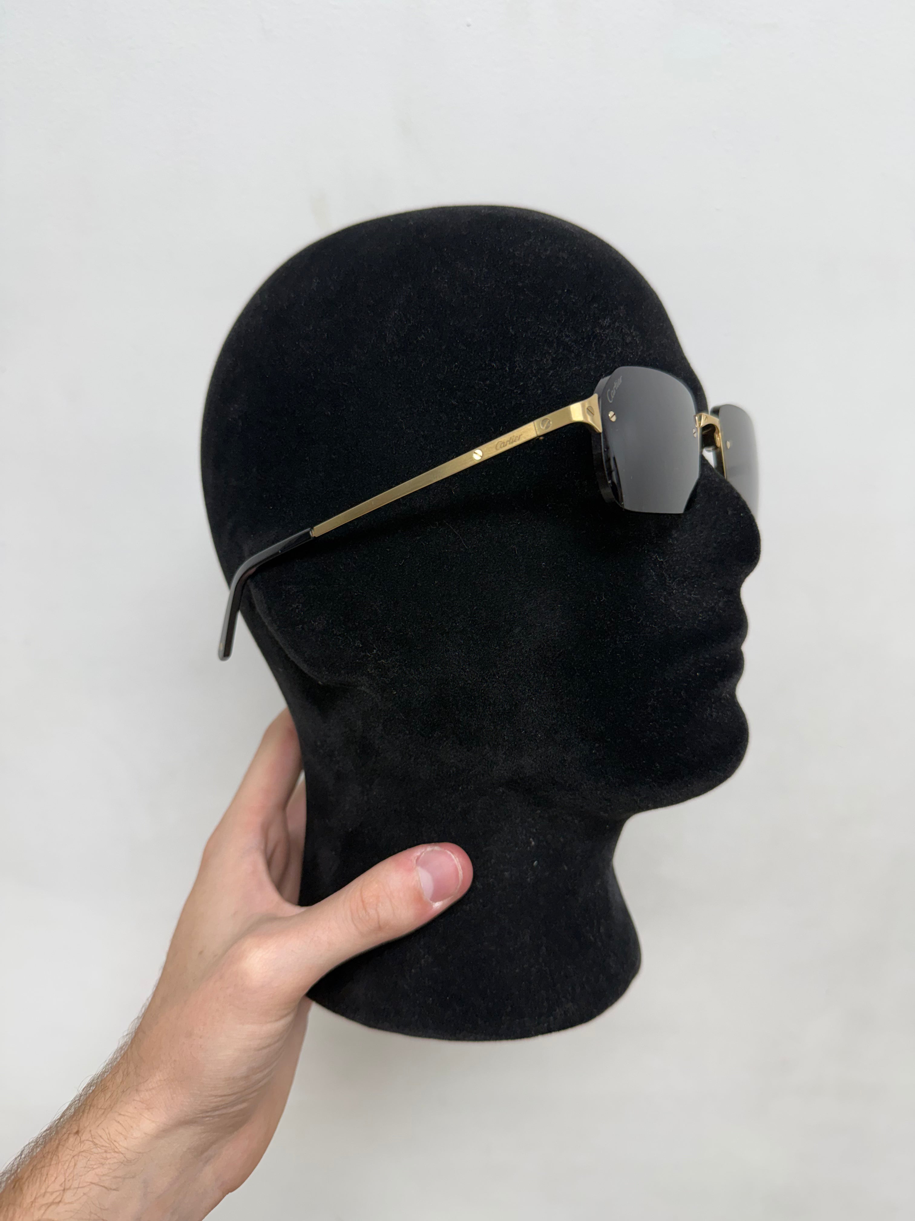 Cartier C Decor Rimless Sunglasses