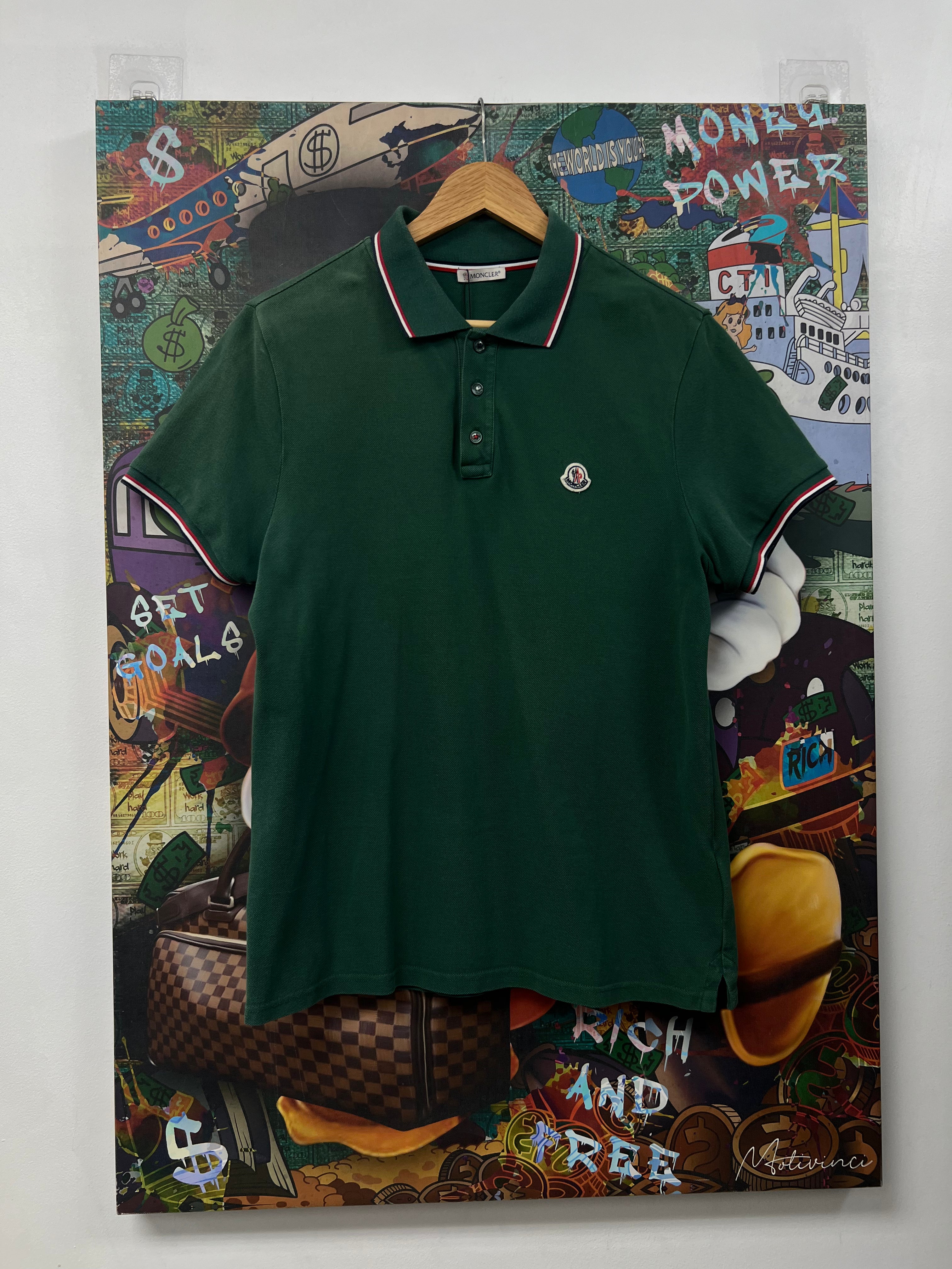Moncler Green Polo