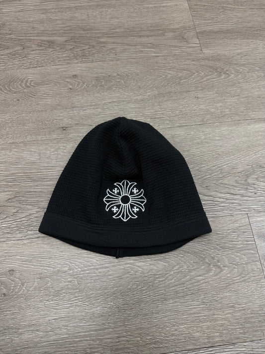 Chrome Hearts Black Plus Logo Skull Cap Beanie