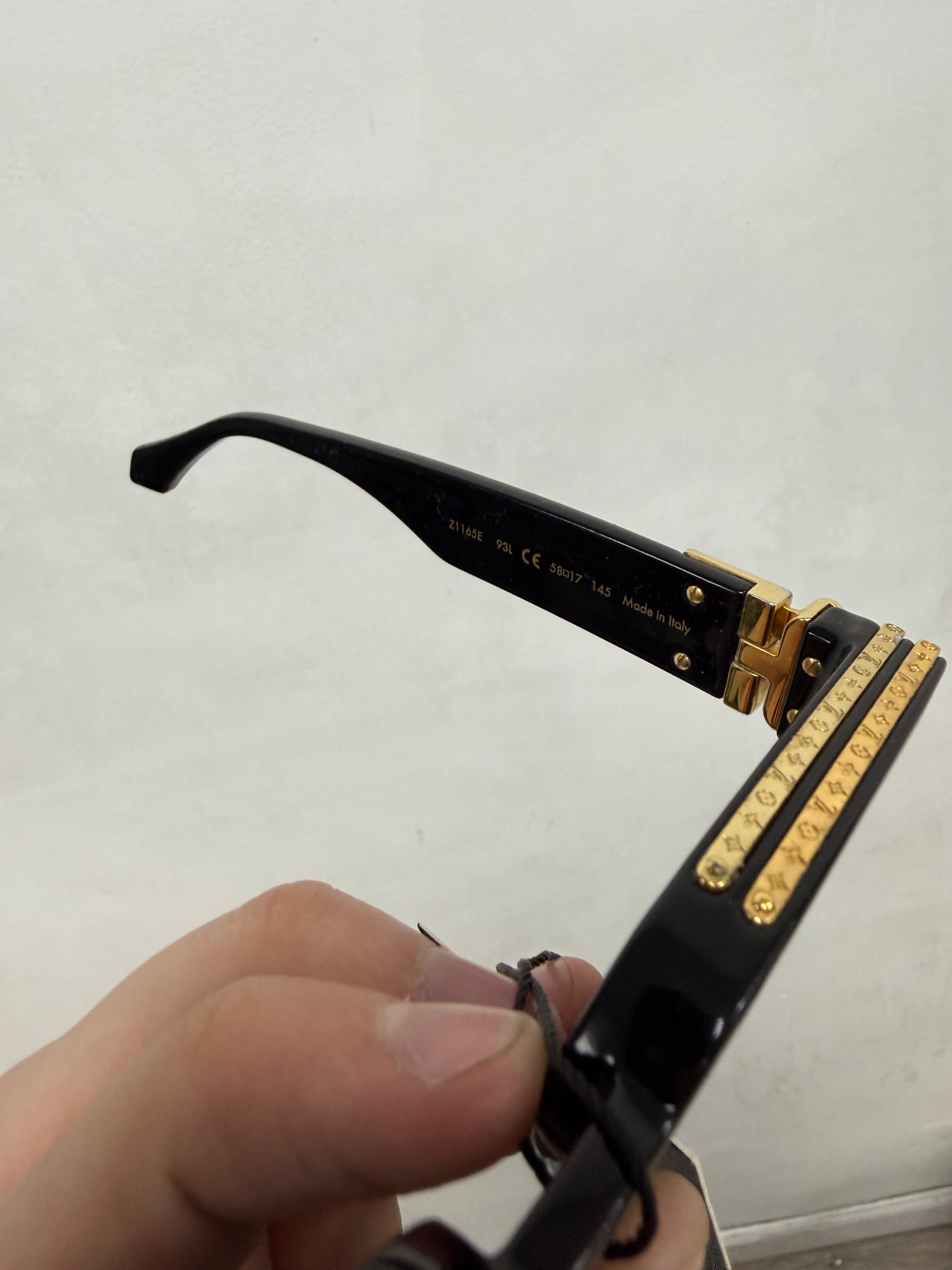 Louis Vuitton Black Millionaire Cyclone Sunglasses