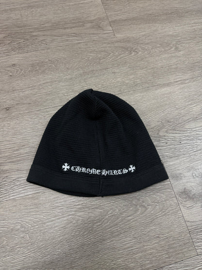 Chrome Hearts Black Plus Logo Skull Cap Beanie