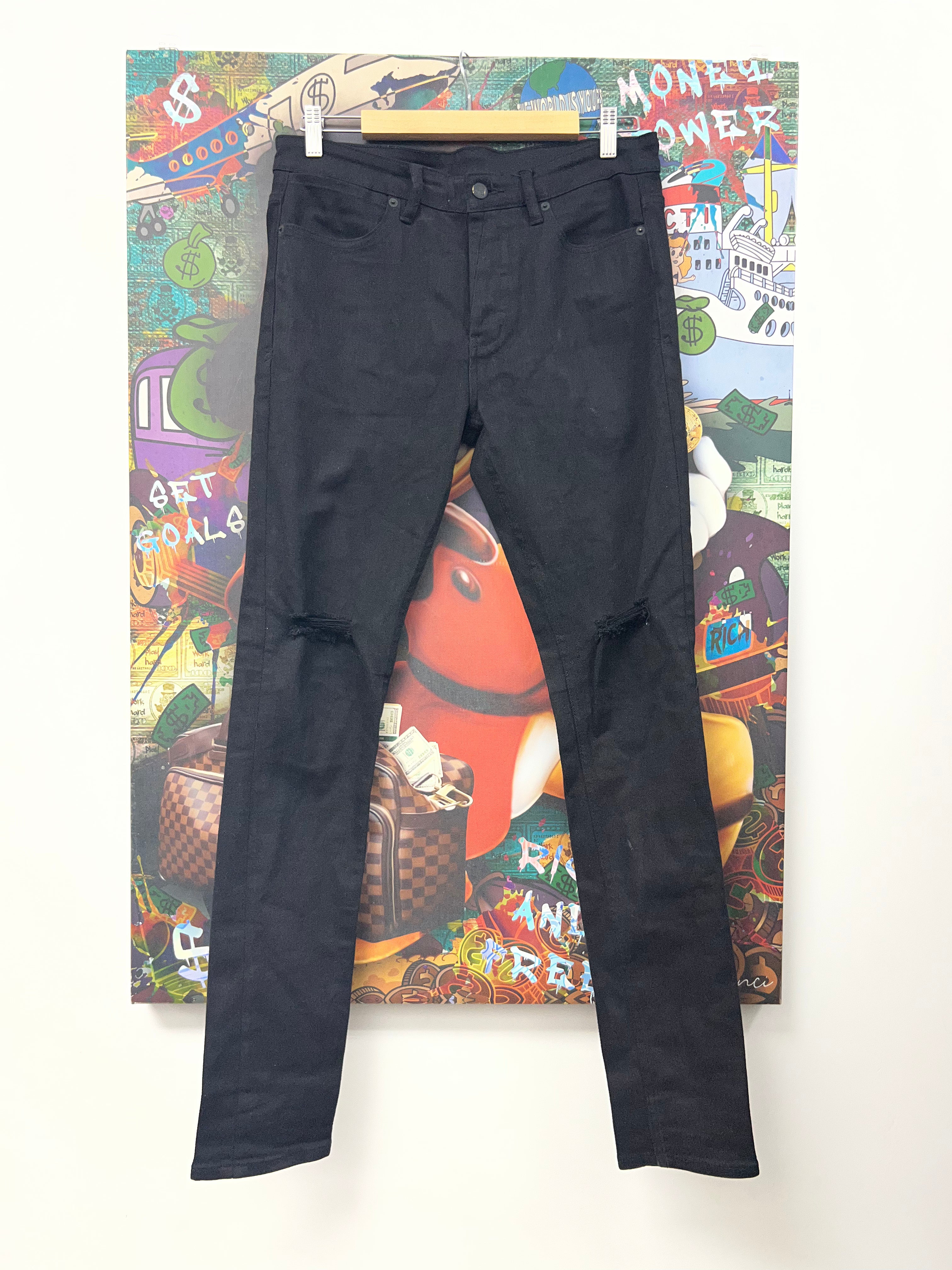 Ksubi Black Plain Jeans