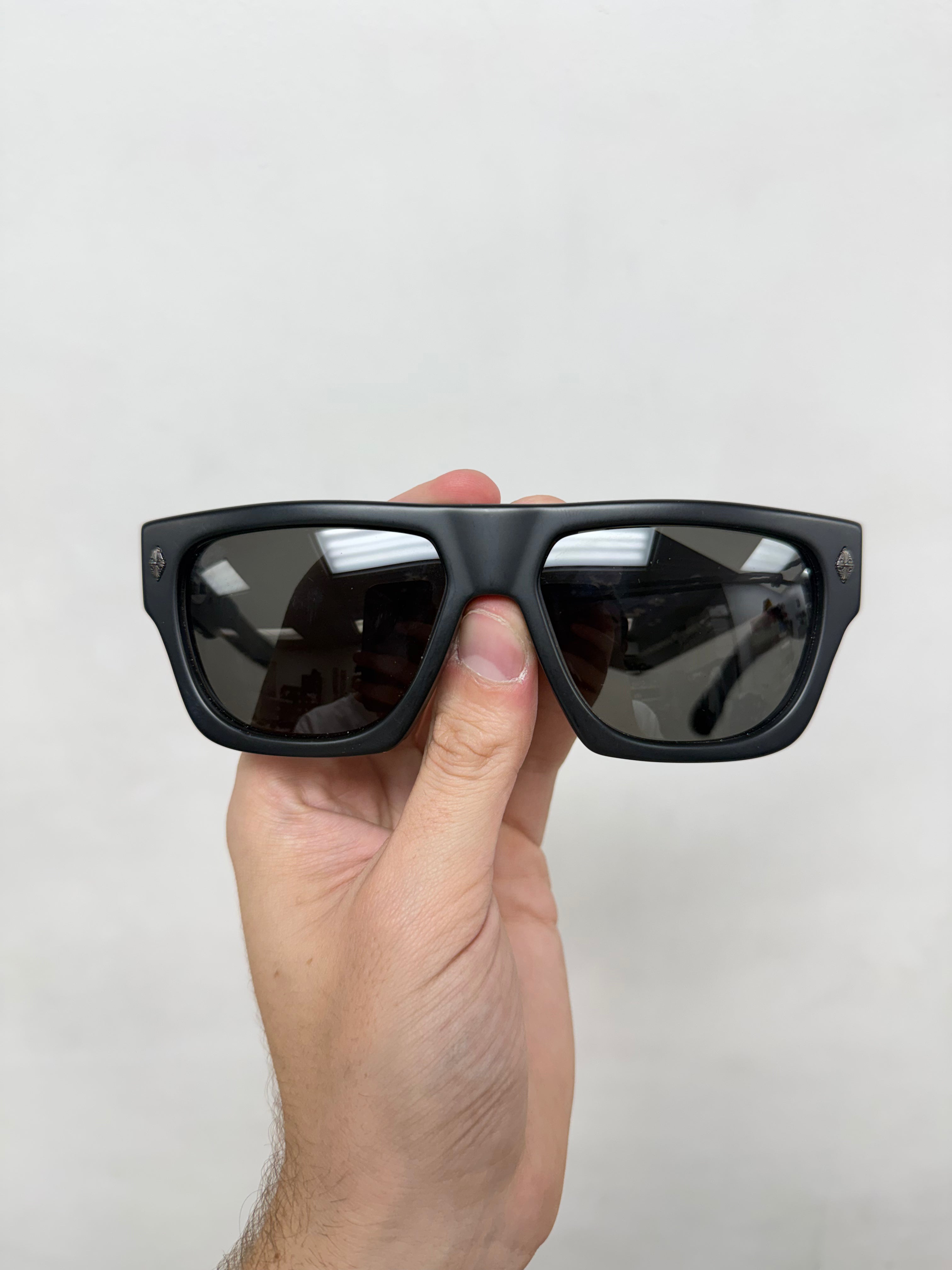 Chrome Hearts Black Charismadick Sunglasses