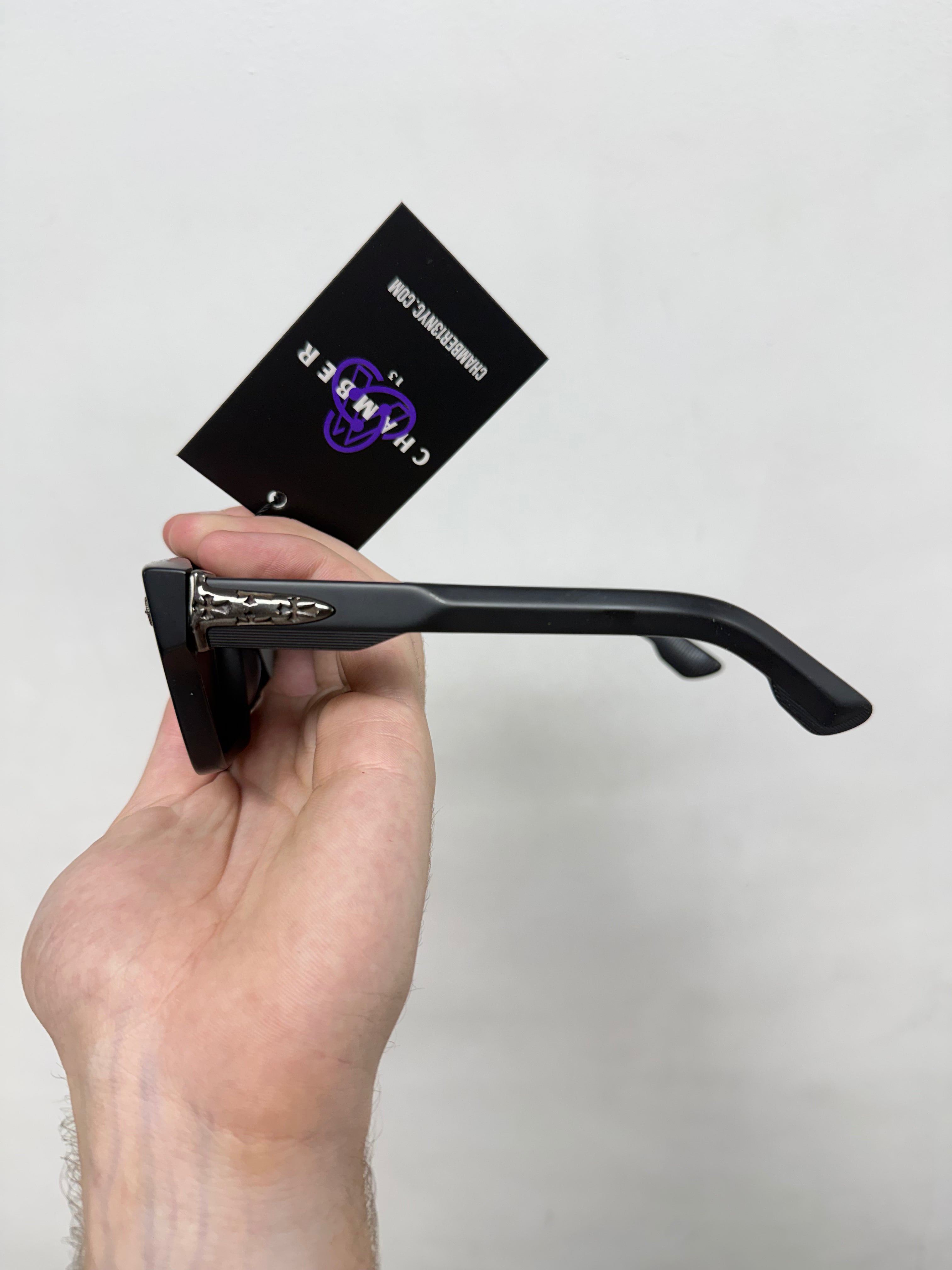 Chrome Hearts Black Charismadick Sunglasses