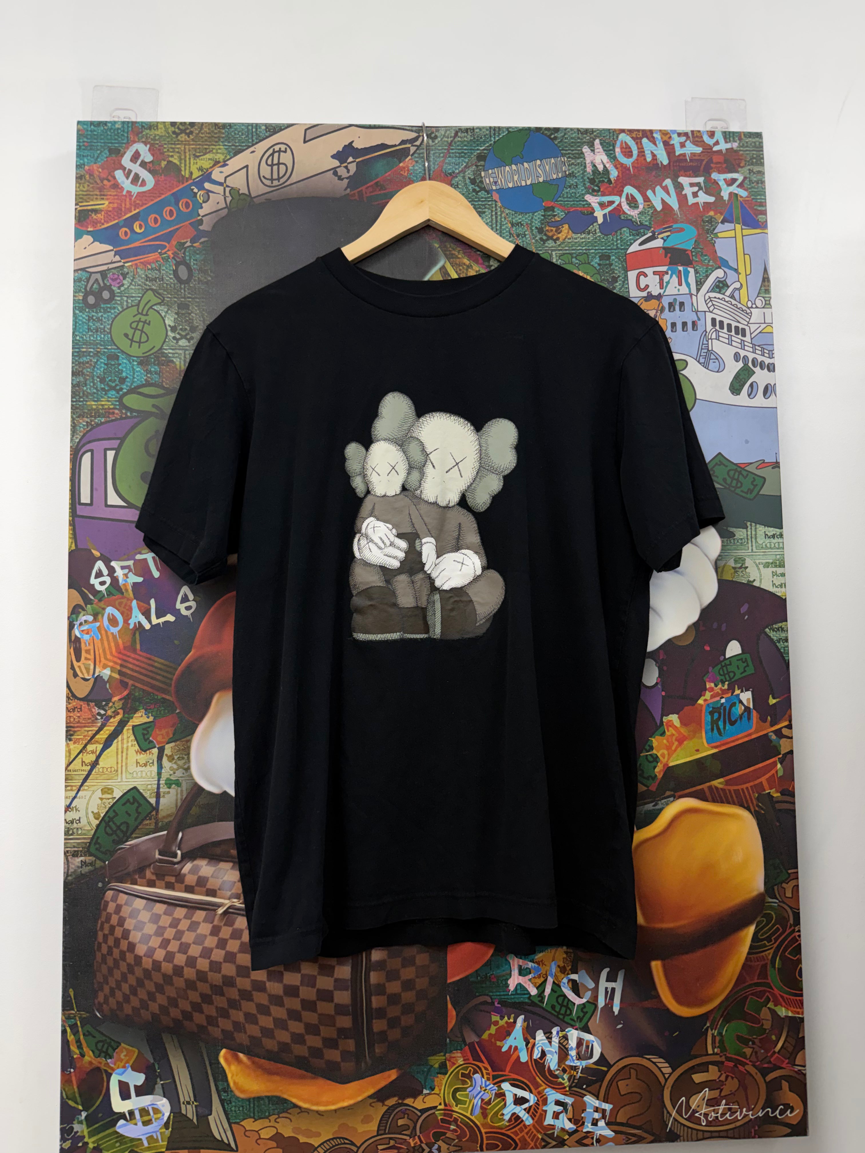 Kaws Black Tee