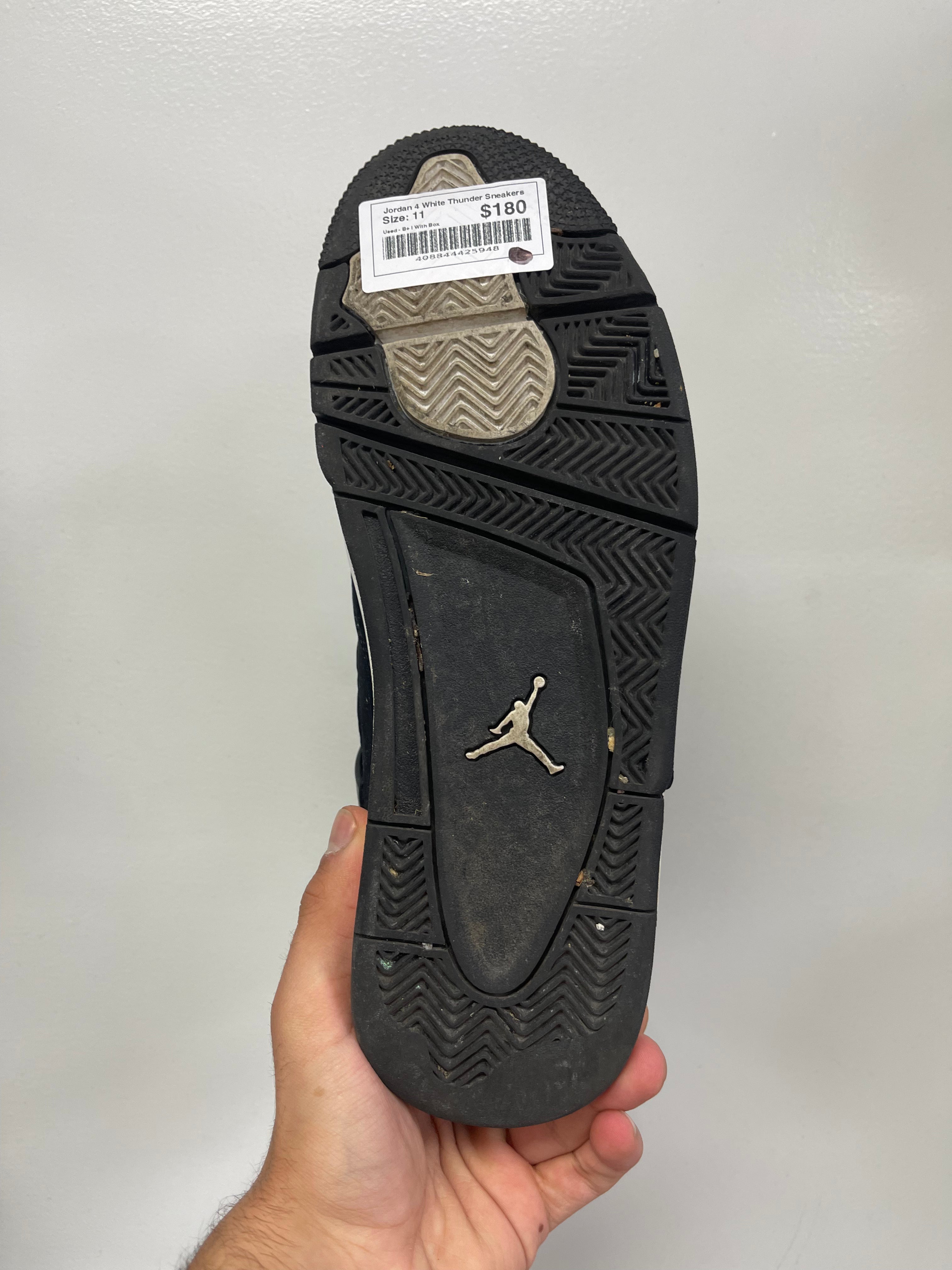 Jordan 4 White Thunder Sneakers
