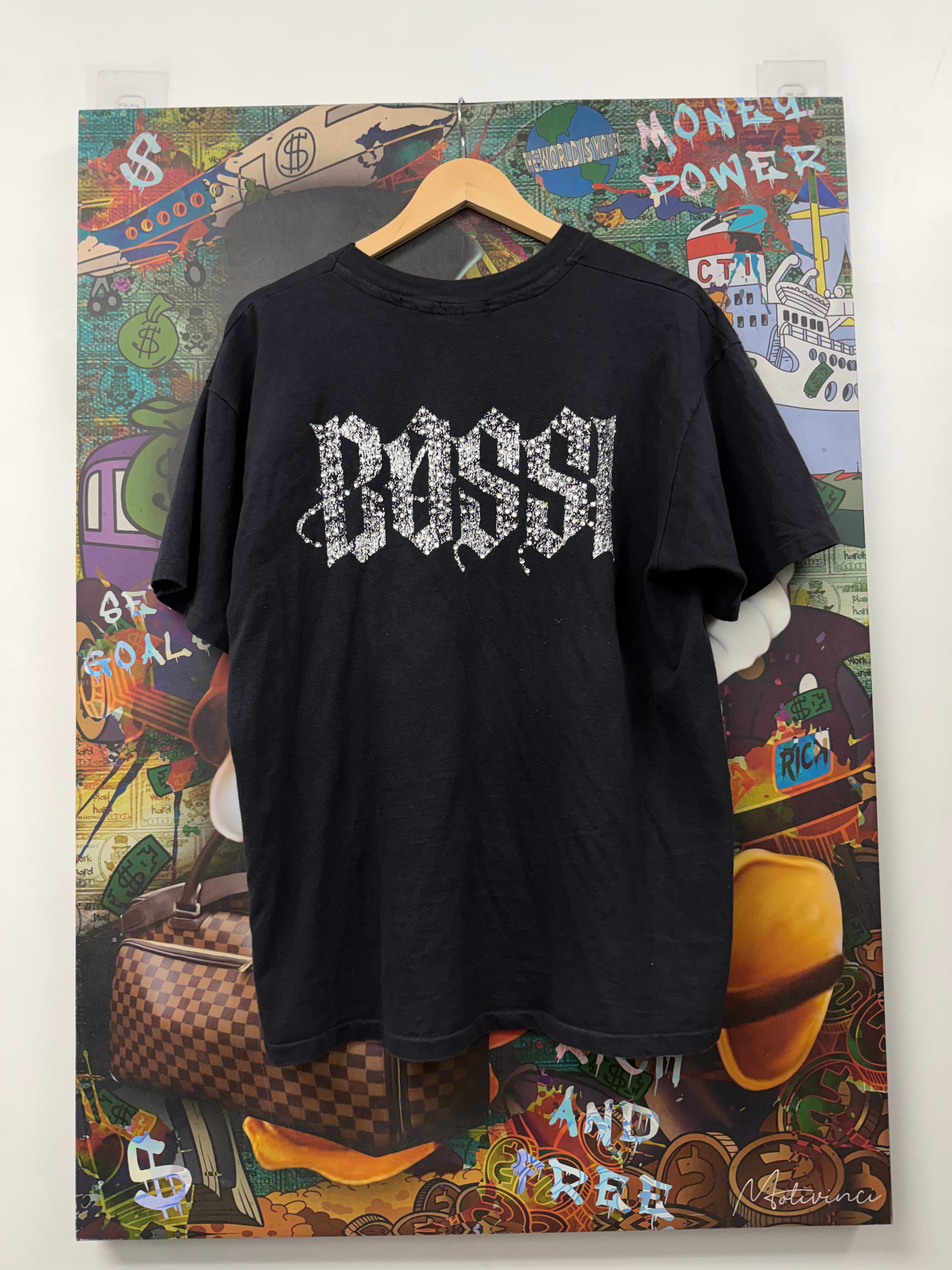 Bossi Black Rhinestone Bahamas Tee